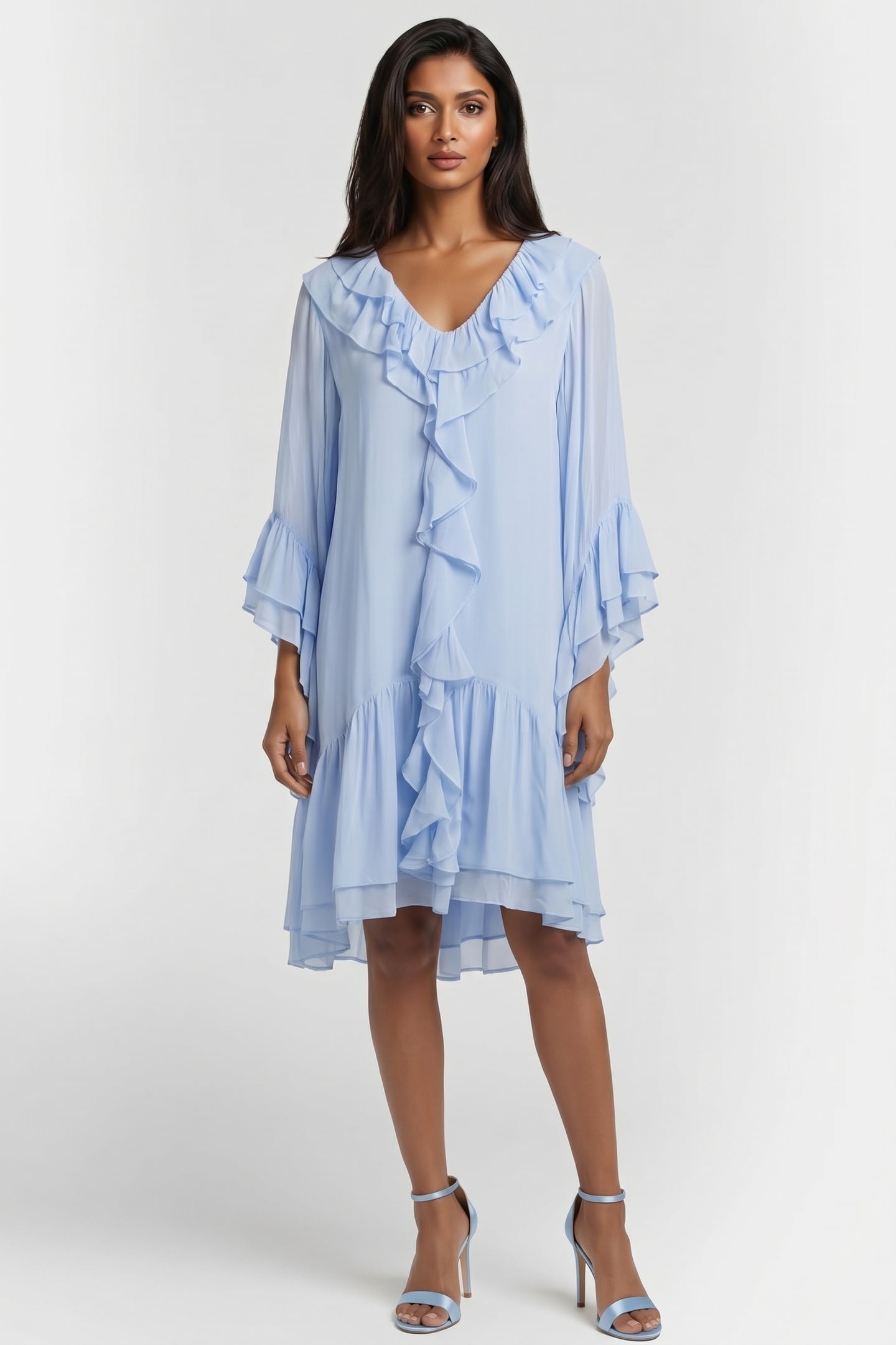 NORA DRESS BLUE 1