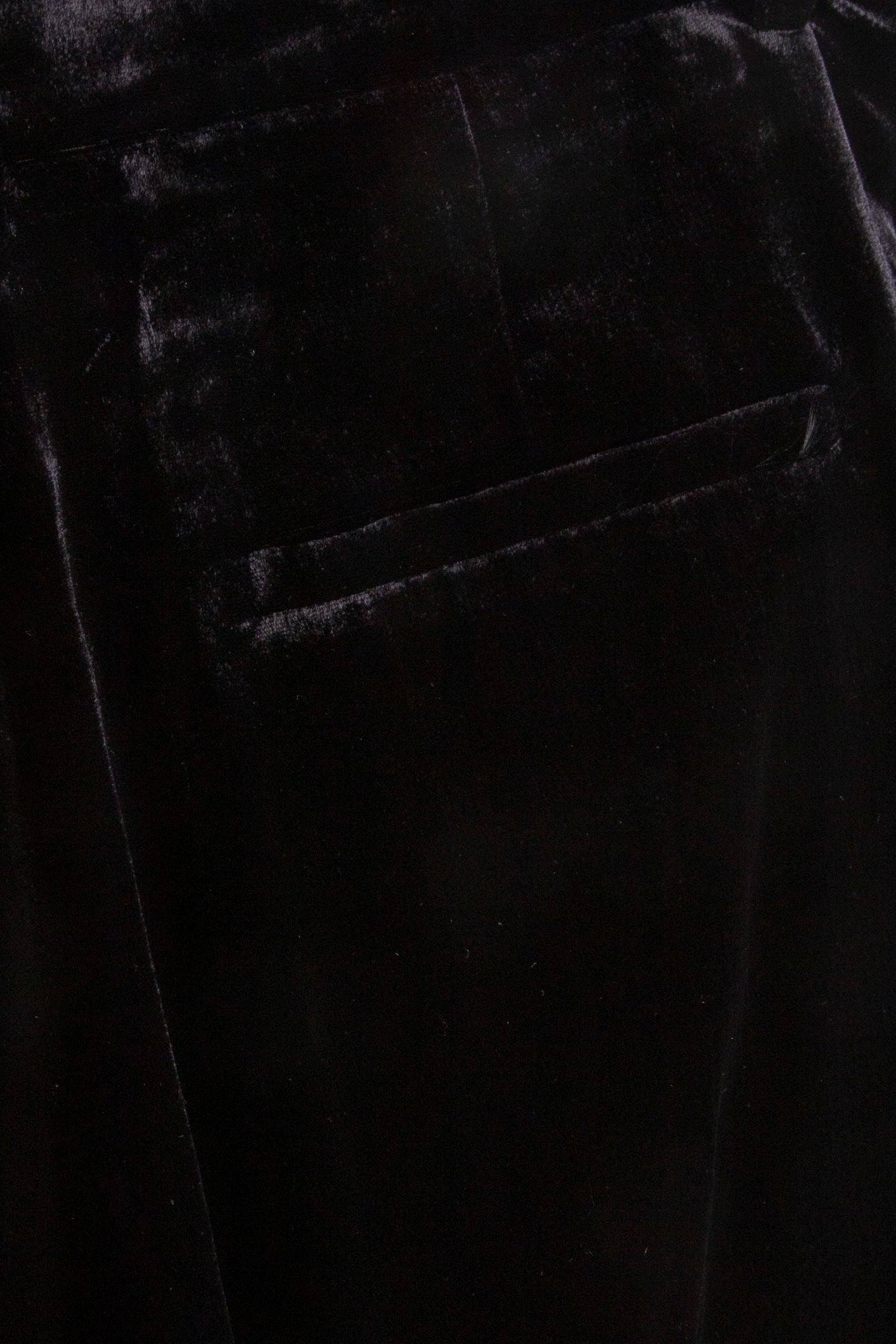 ISOLINE VELVET TROUSERS BLACK 5