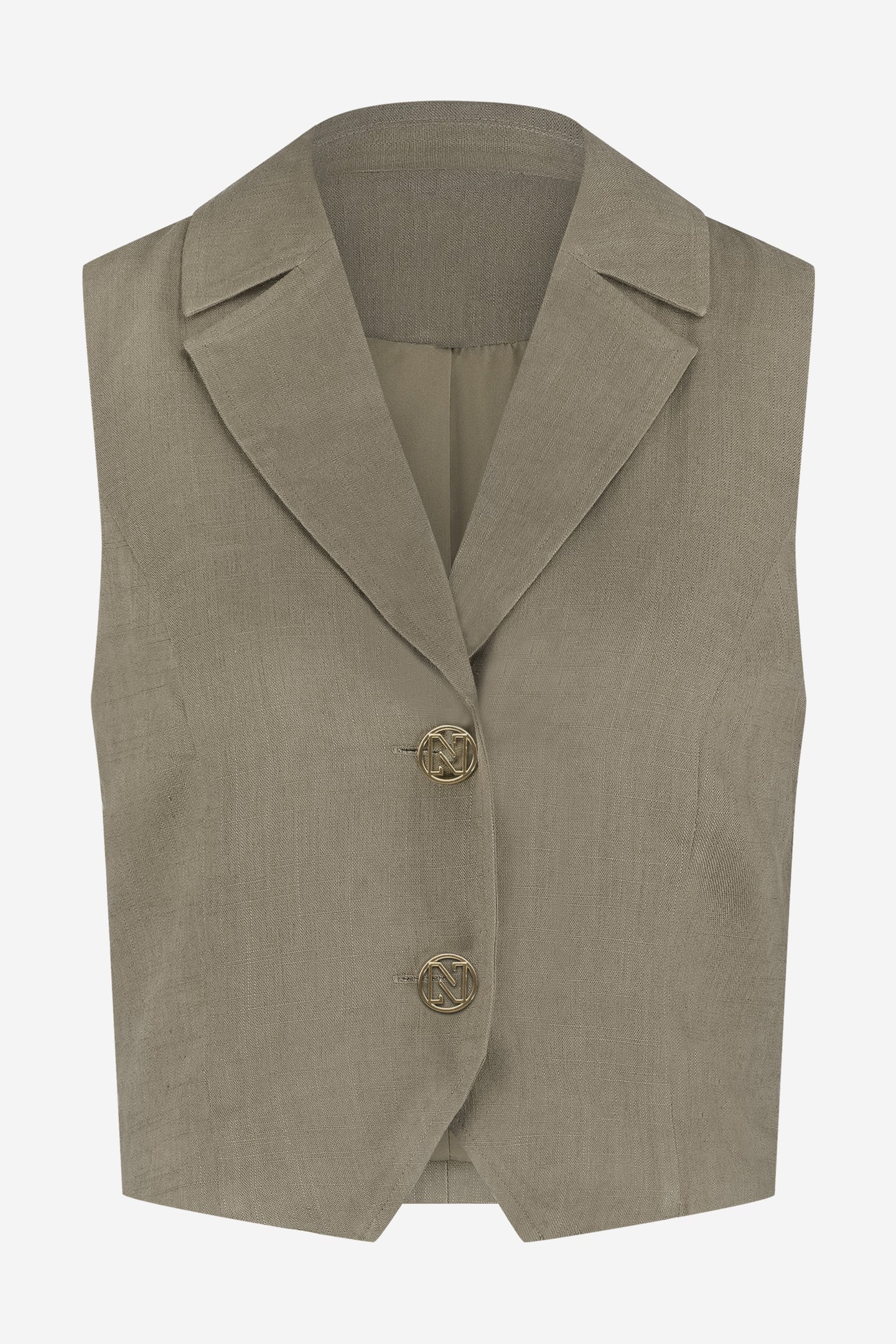 CHAIA WAISTCOAT WALNUT 1
