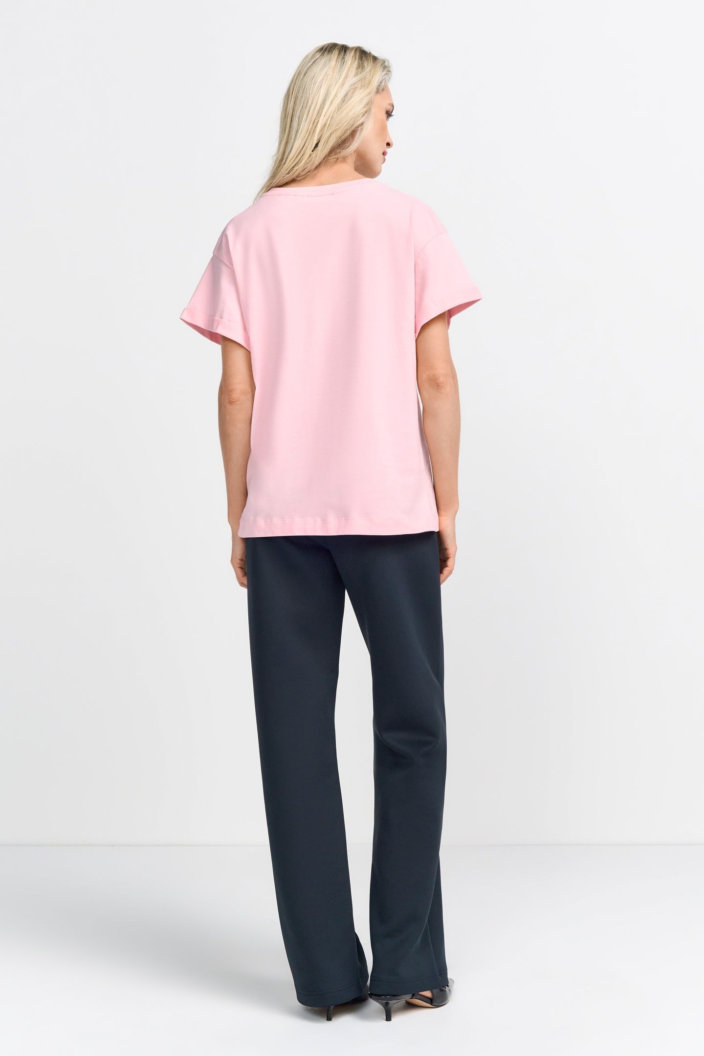 BOYFRIEND SPARKLE ORGANIC SHIRT STRAWBERRY CREAM 2