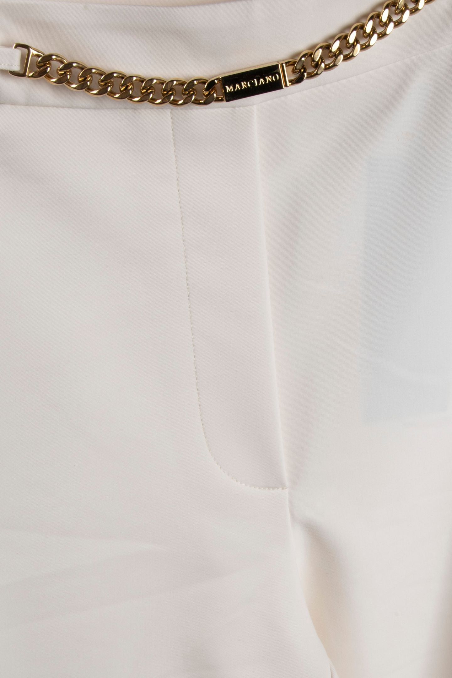 MARCIANO BY GUESS SUNNY CHINO CHAIN PANT WHITE PEAKS 5