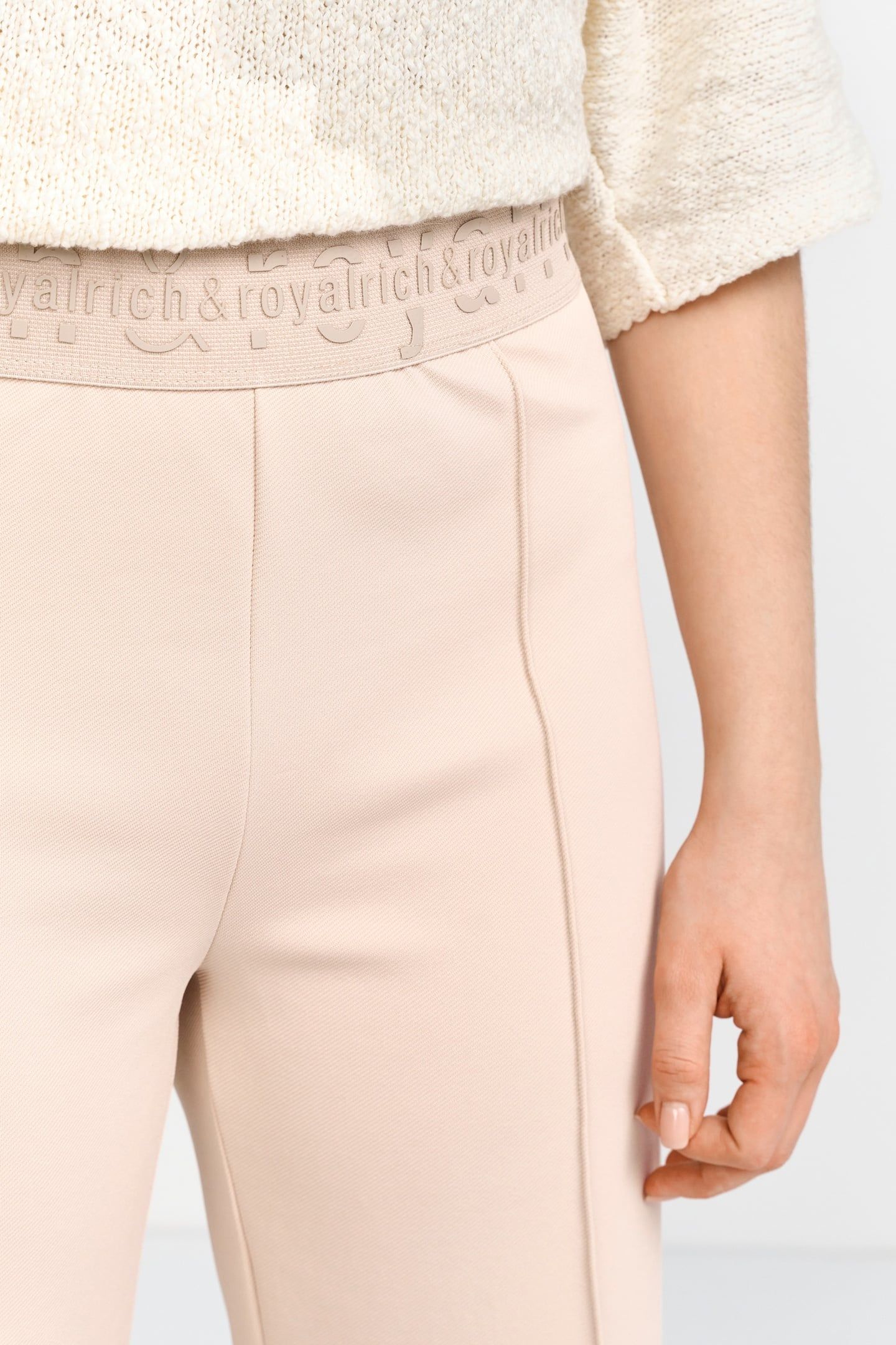 CULOTTE WITH ELASTIC TAPE CAFFEE LATTE 5