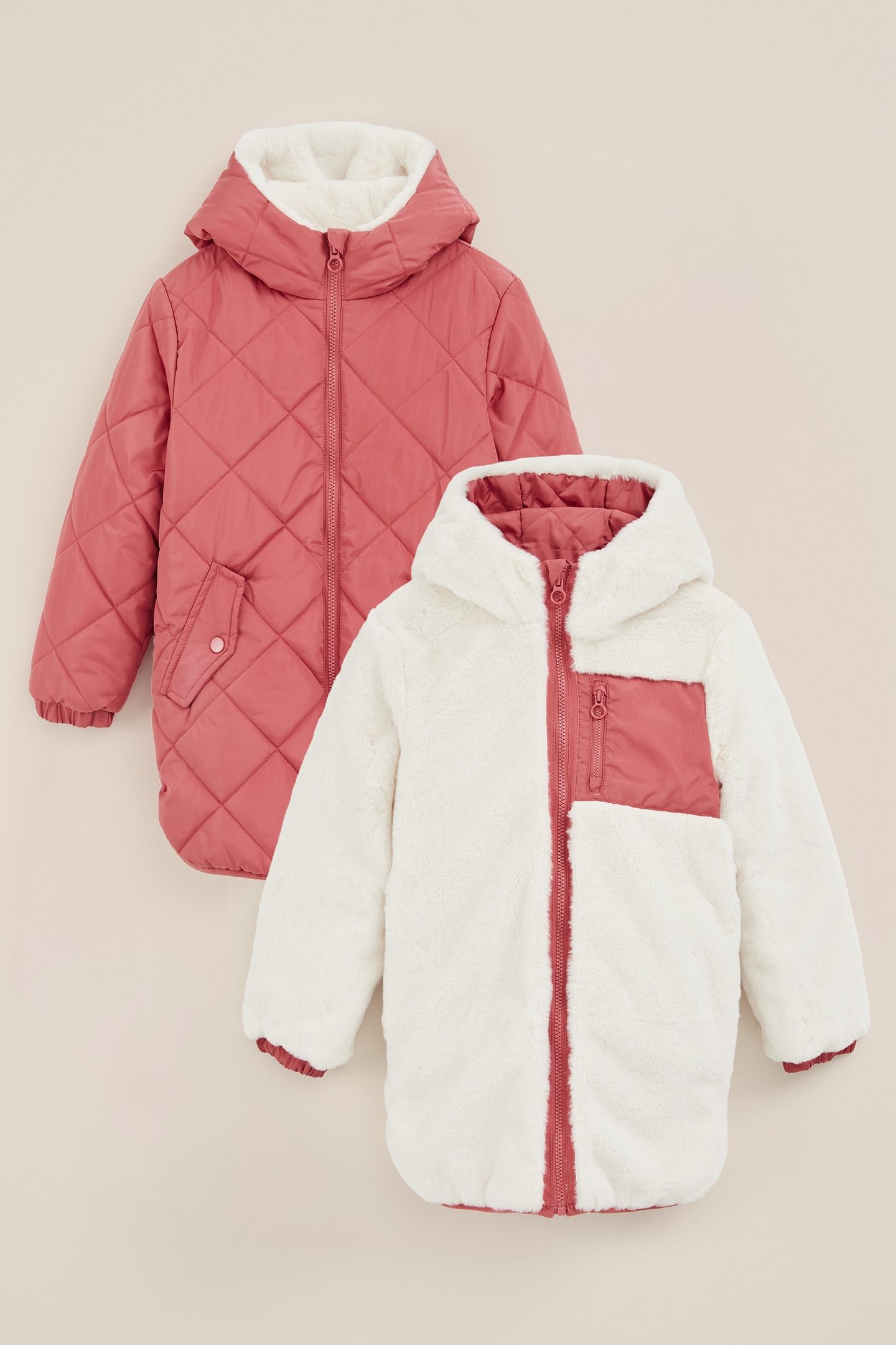 JACKET REVERSIBLE PARKA PINK 4