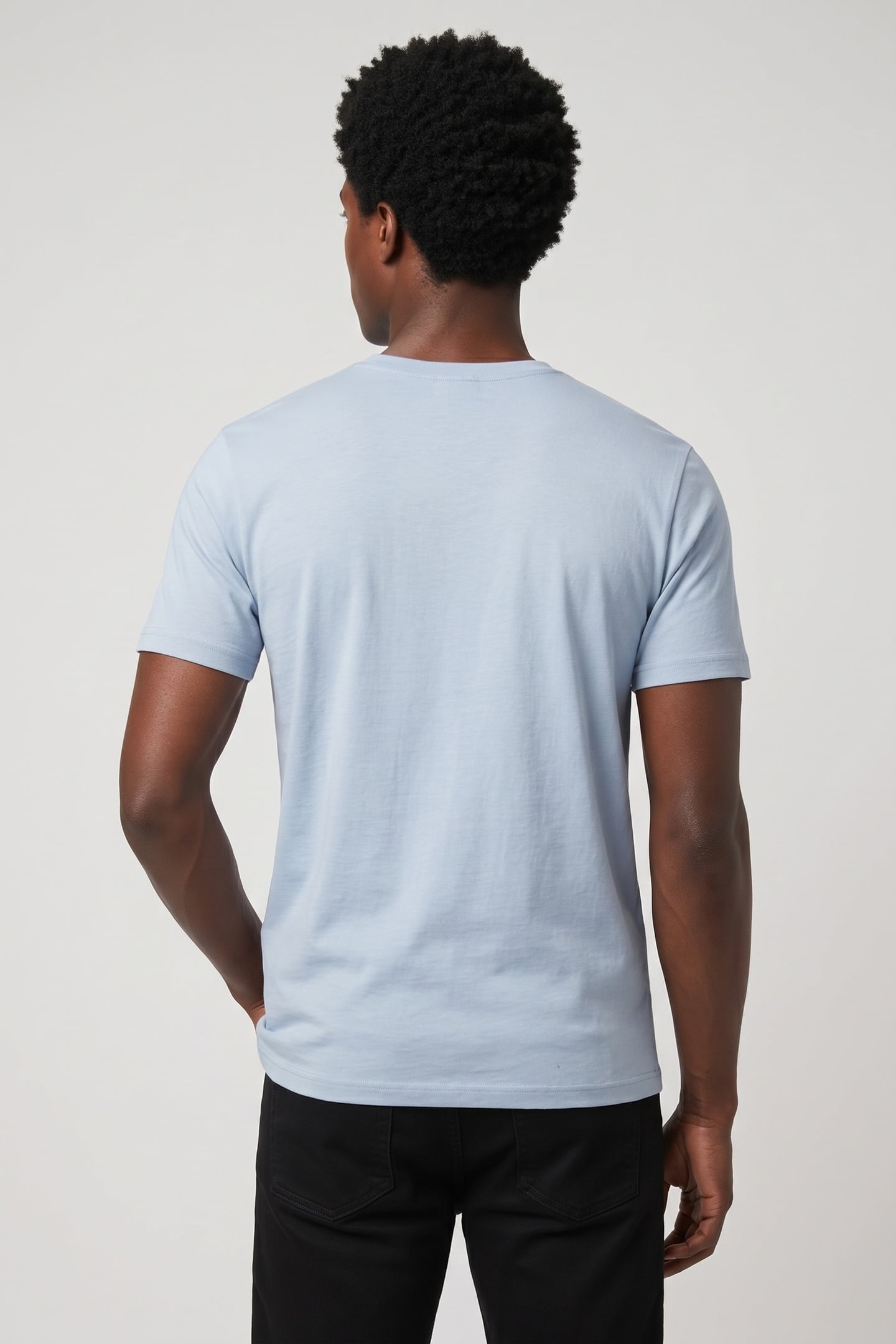 CREW NECK JERSEY DUSTY BLUE 2