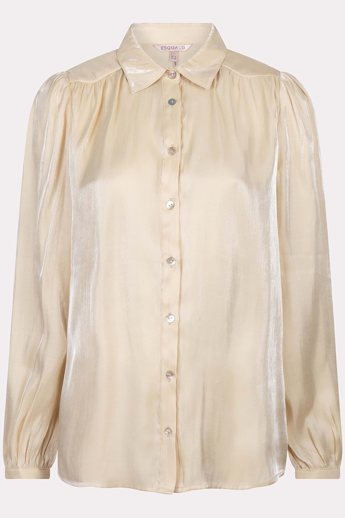 BLOUSE GATHERING CHANGEANT CHAMPAGNE 4