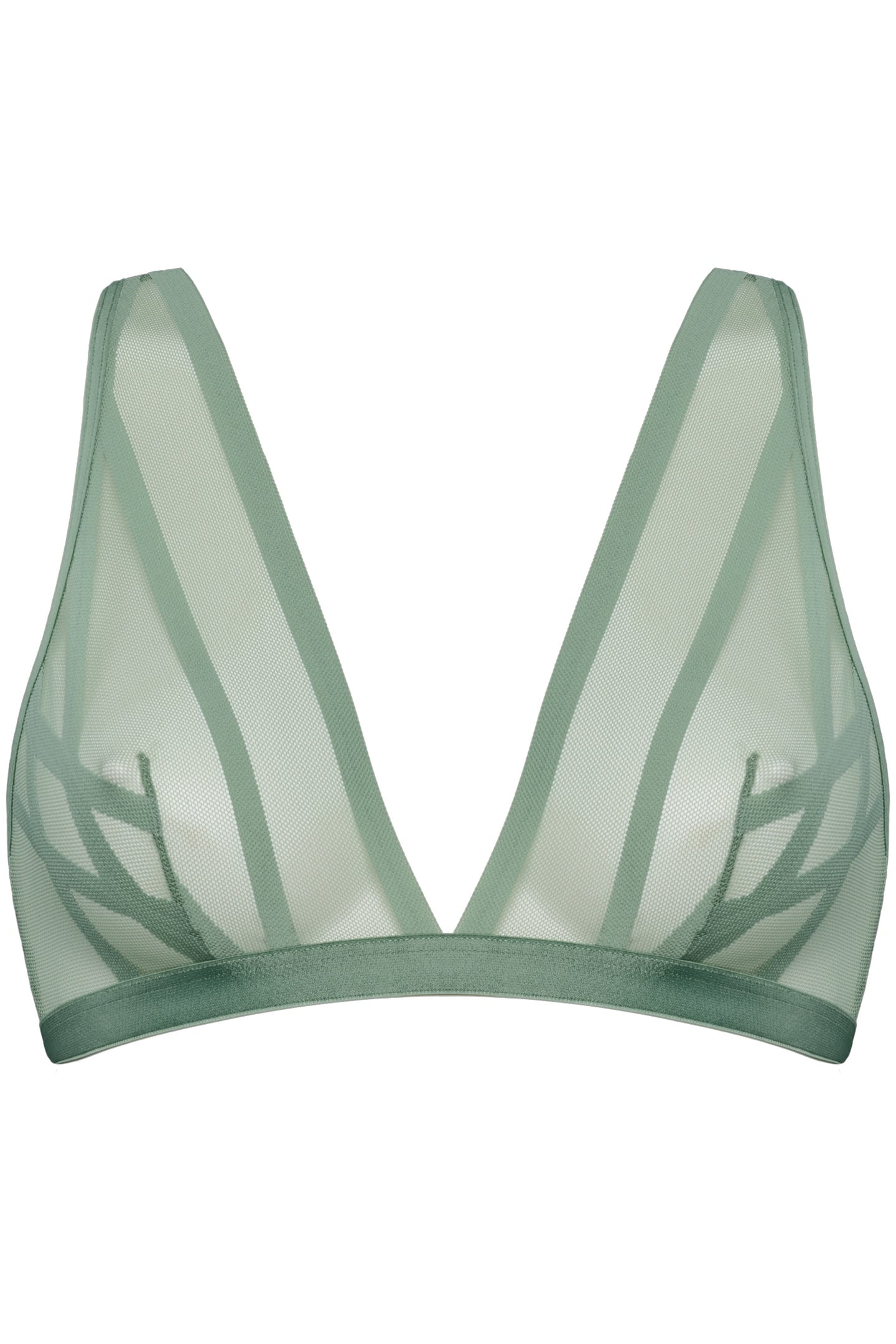 THE ILLUSIONIST BRABRALETTEUNWIRED UNPADDED GREEN 3