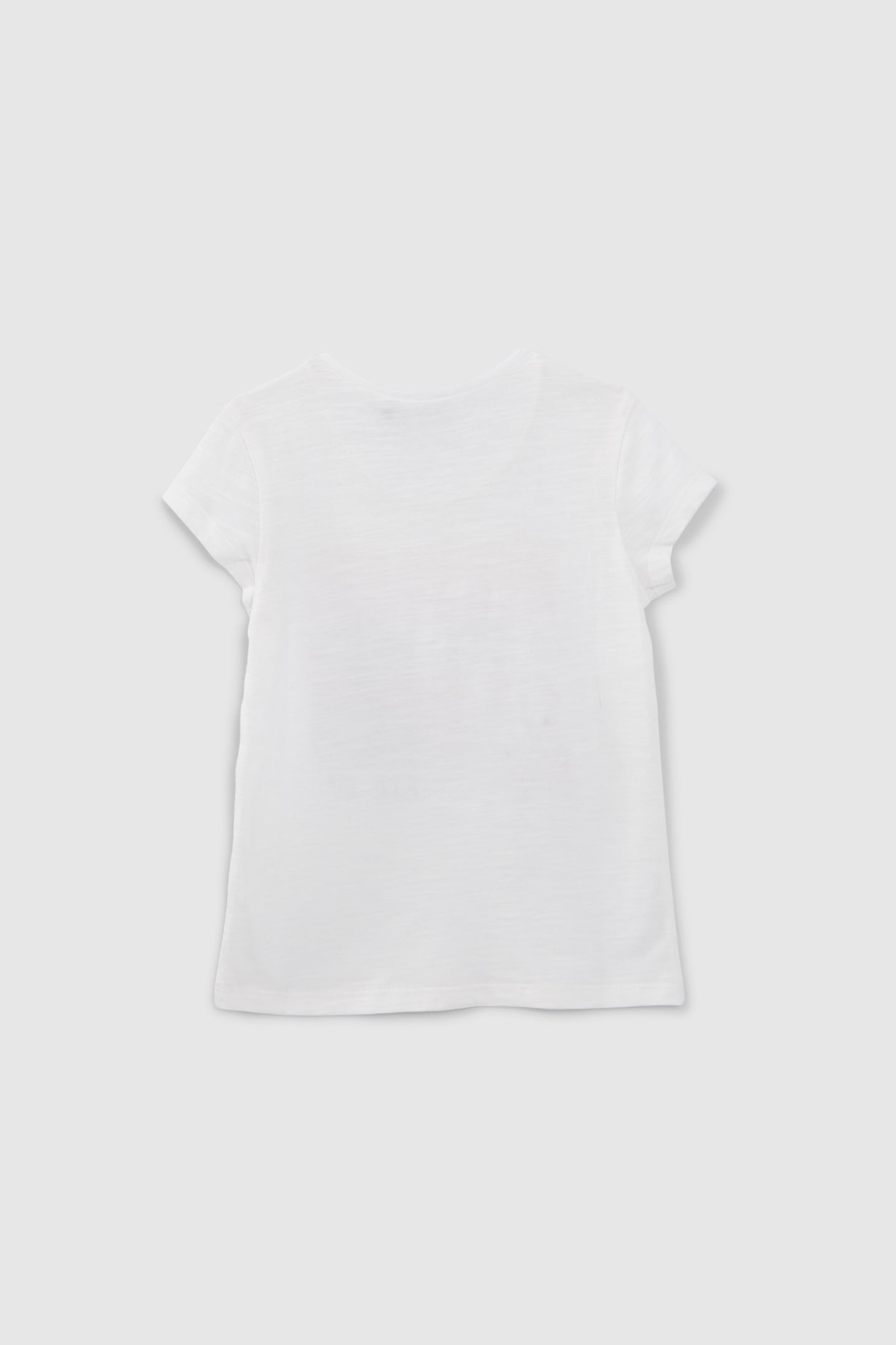 GIRLS' ECRU ORGANIC COTTON SUNSET T-SHIRT 2