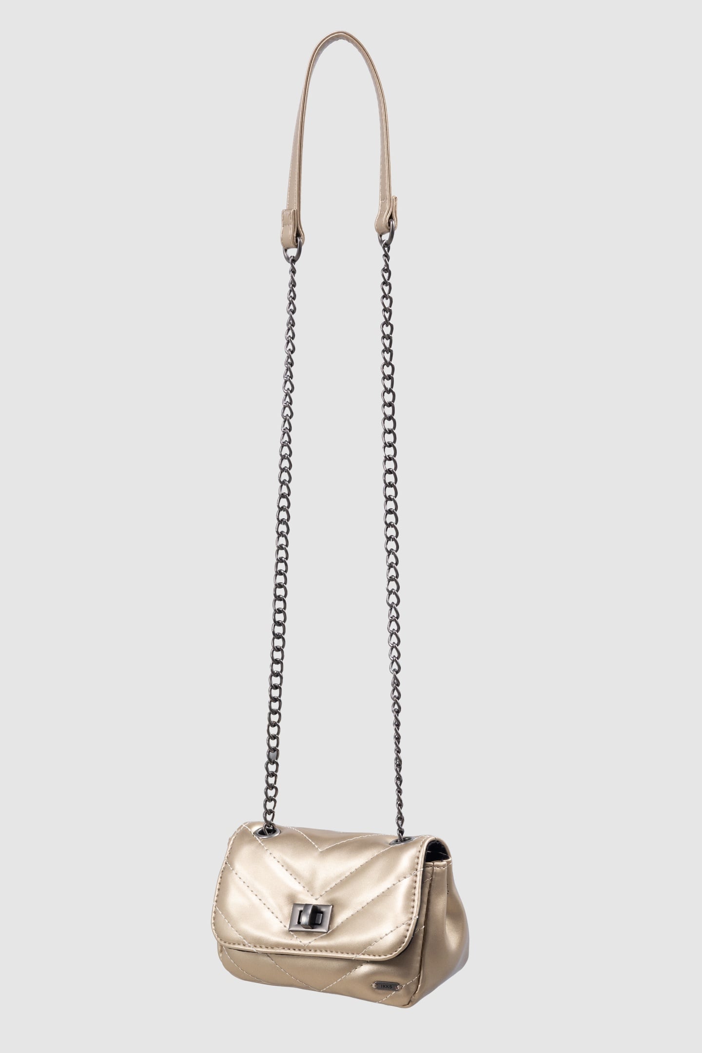 GOLD QUILTED BAG 2
