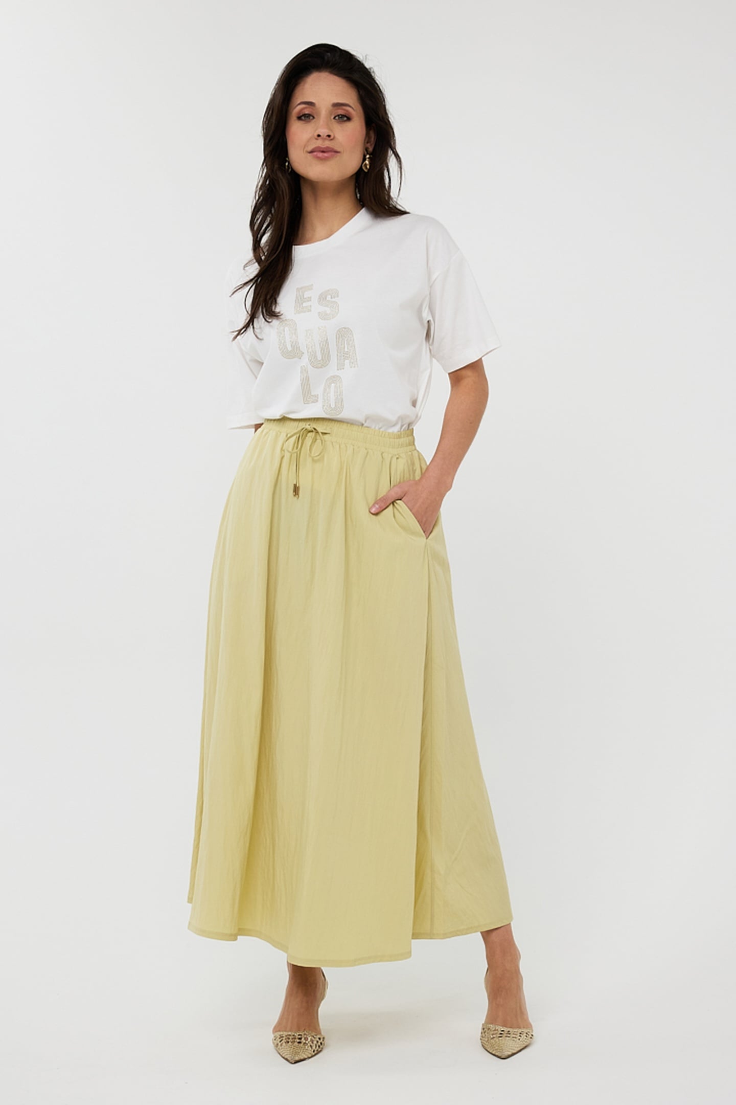 SKIRT MAXI WIDE LEMON PIE 1