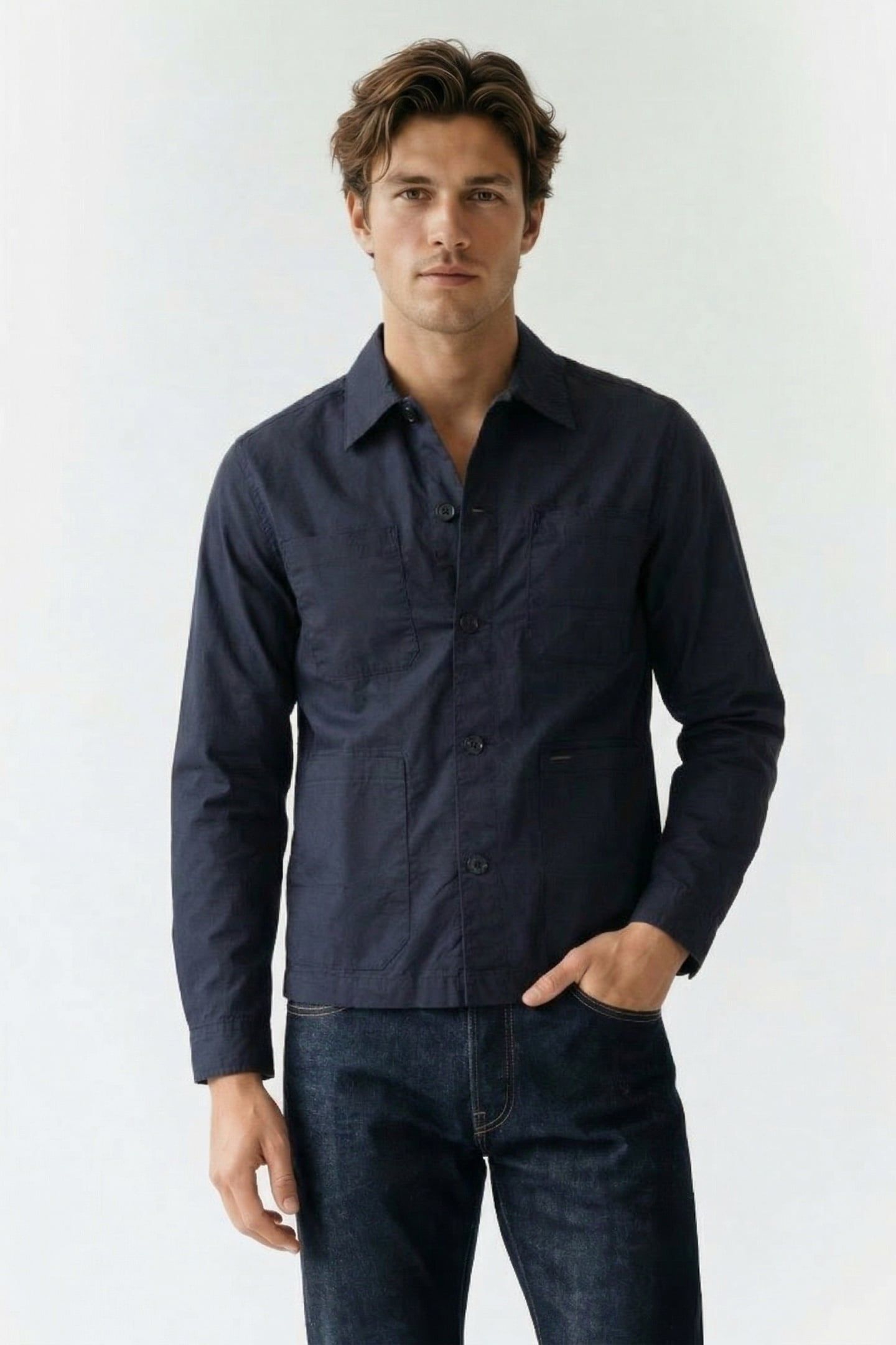 DS-CRUZ CHORE JACKET DK. NAVY 1