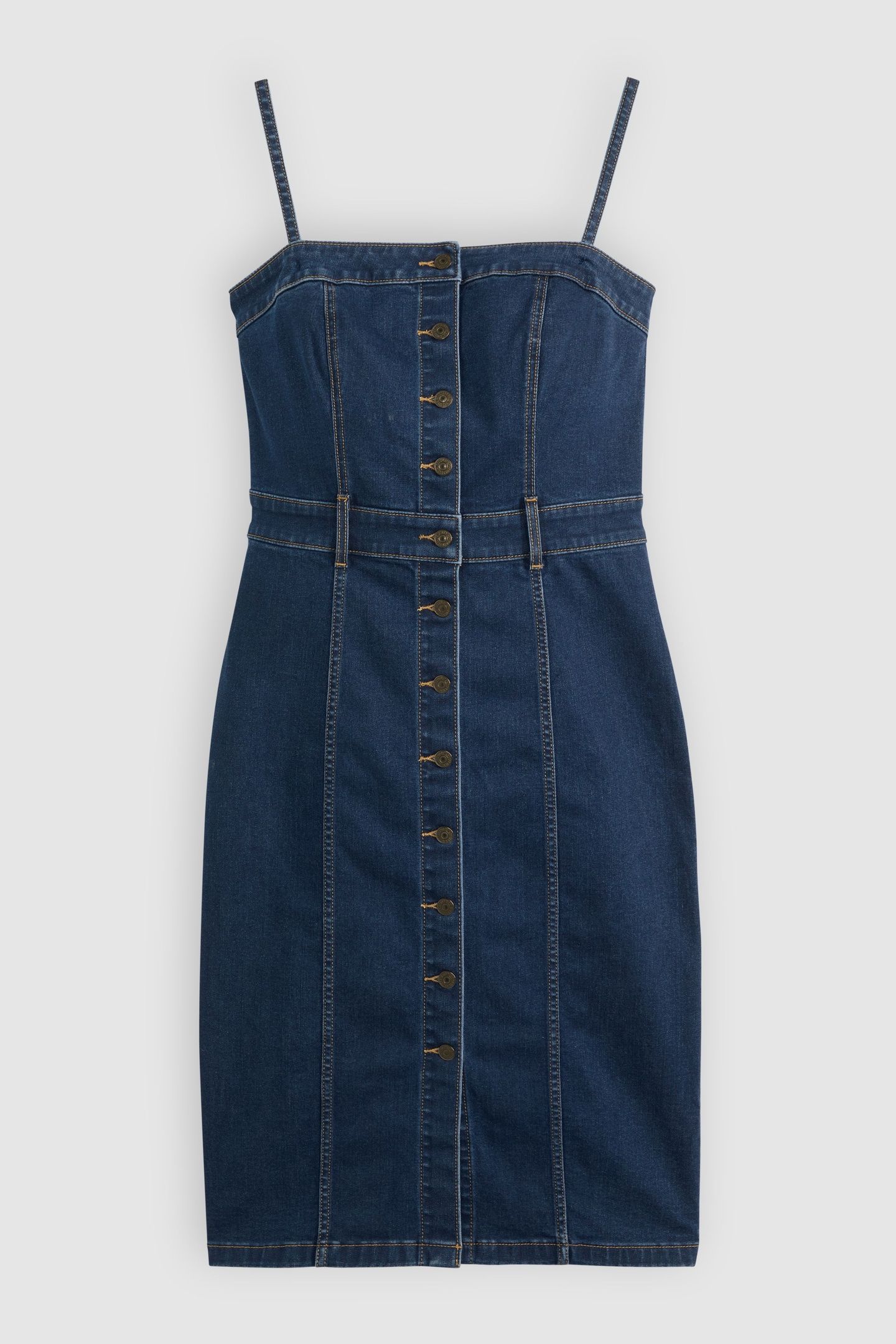 DENIM BUSTIER DRESS 5