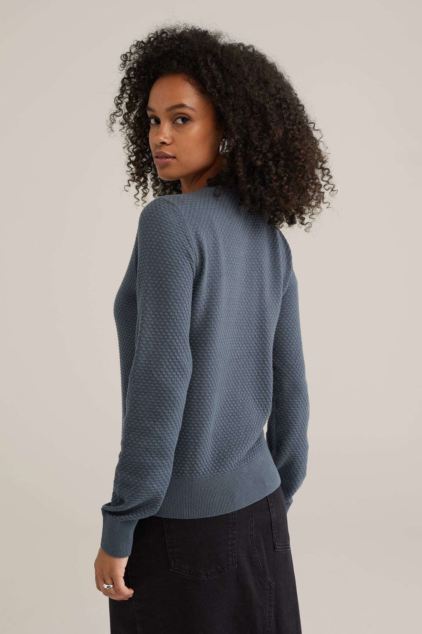 KNITTED CARDIGAN GREEN BLUE 3