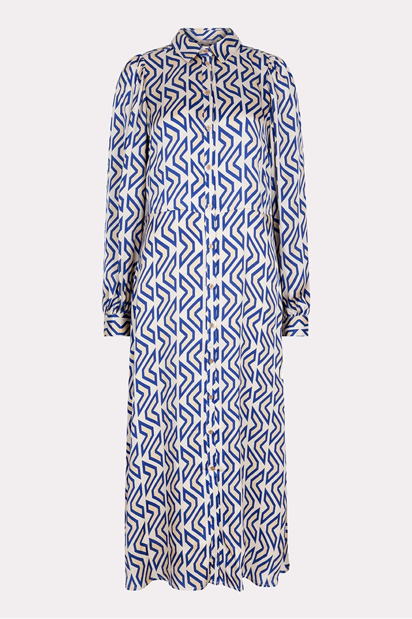 DRESS LONG UTOPIA GRAPHIC PRINT 4