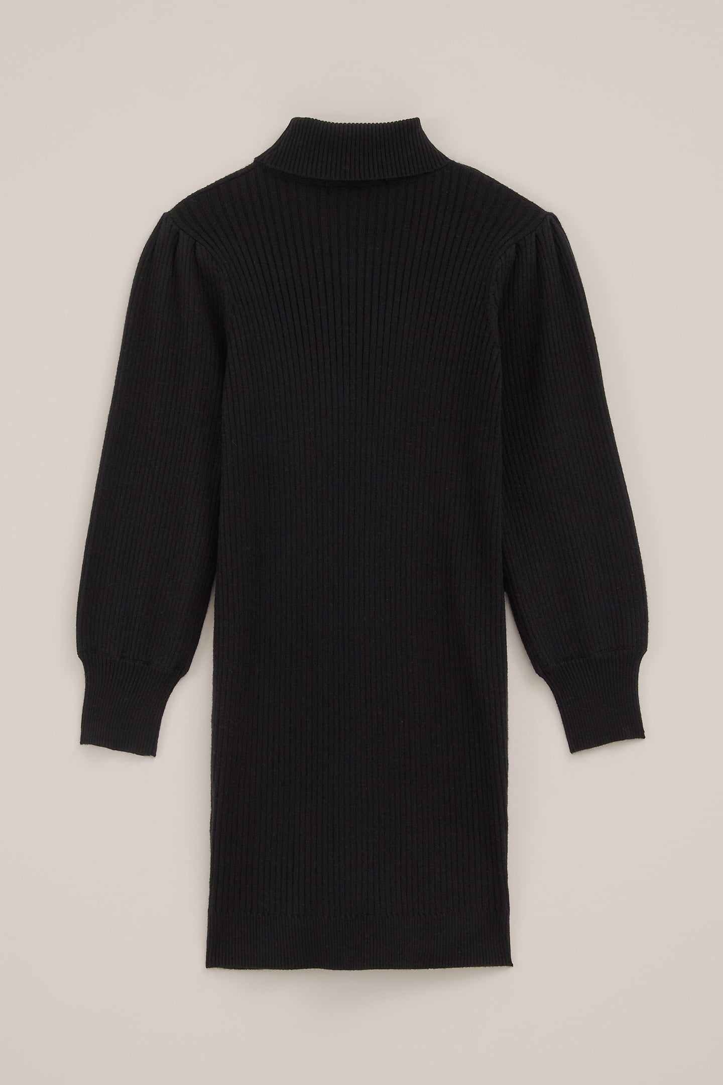 DRESS MID LENGTH BLACK 4