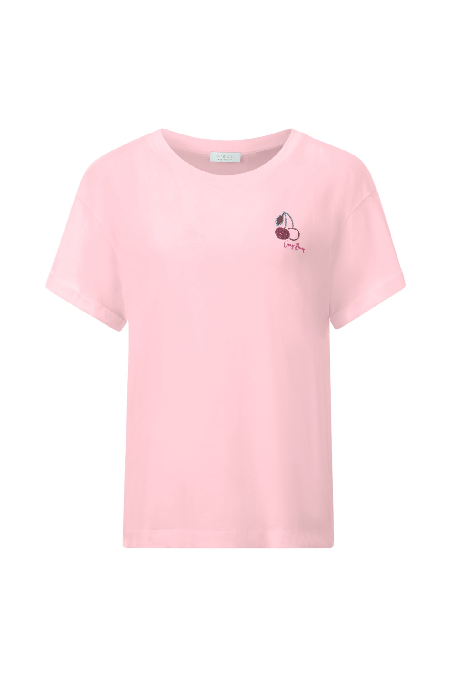 BOYFRIEND SPARKLE ORGANIC SHIRT STRAWBERRY CREAM 3