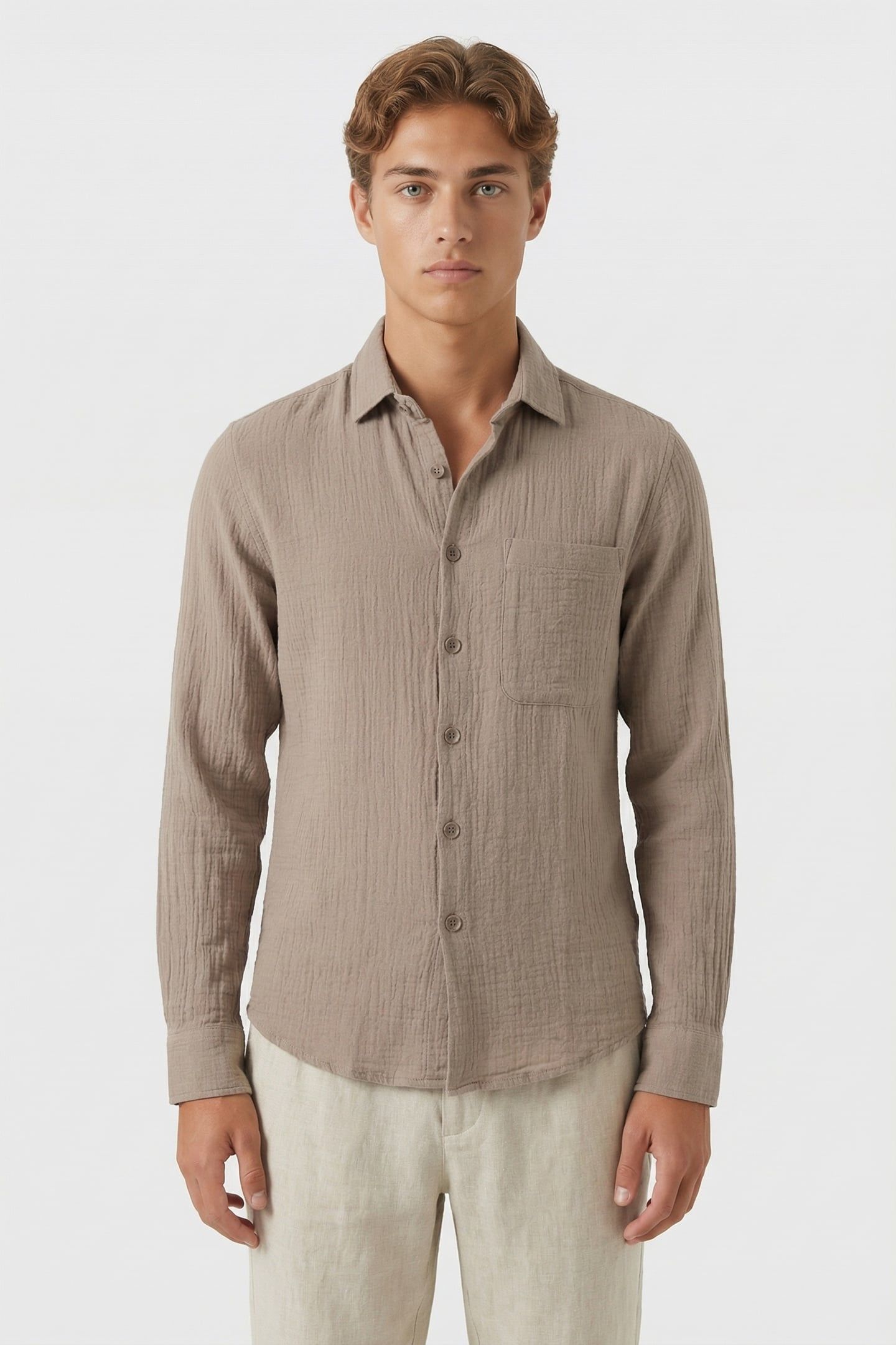 DS-DANDY SHIRT TIMBER WOLF 1