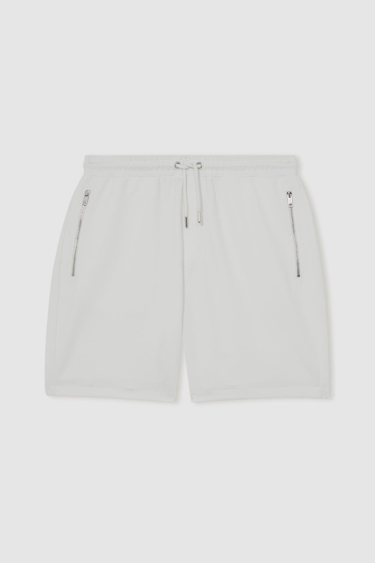 DRAWSTING TEXTURED SHORT WHITE 4