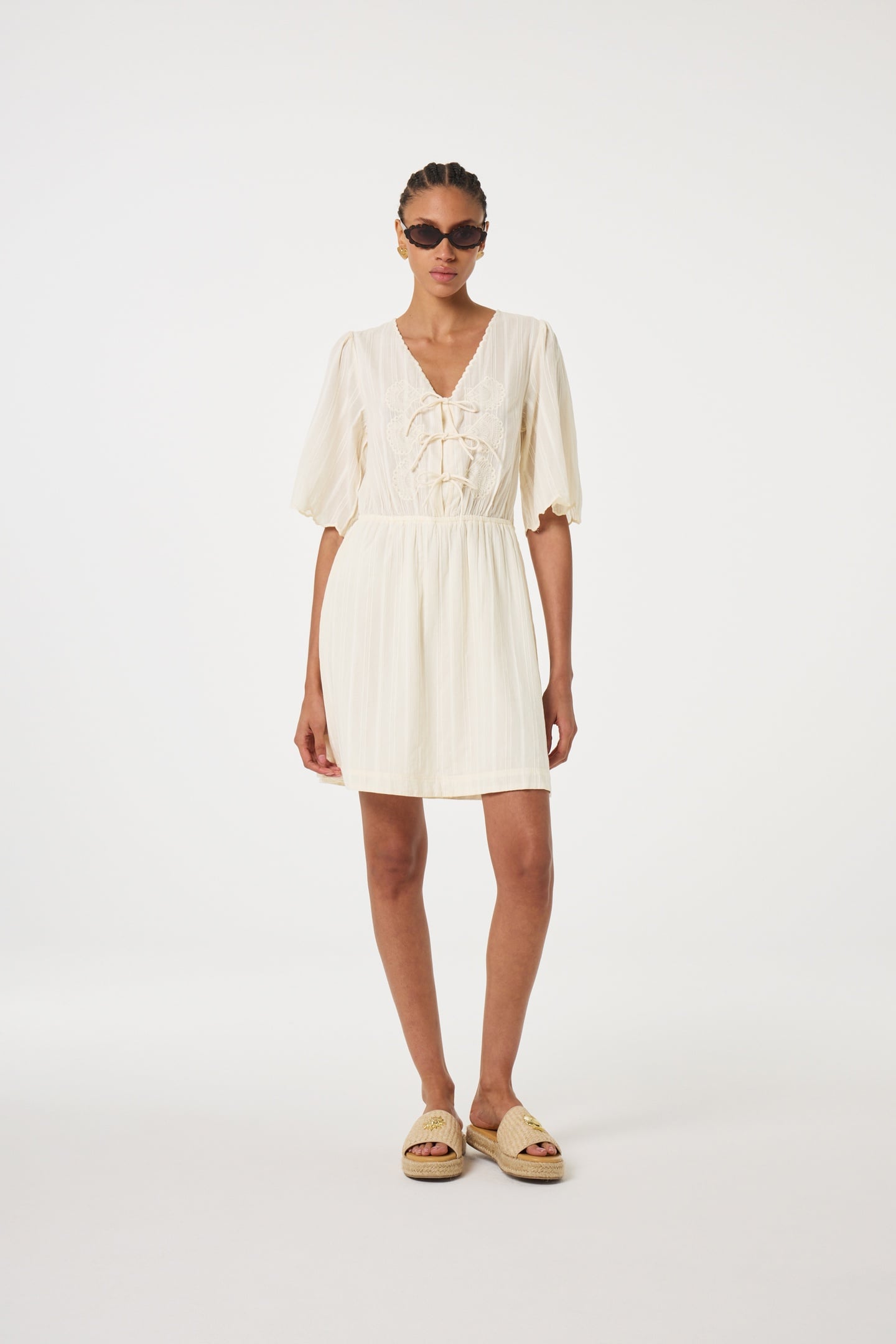RORY DRESS COSY WHITE 1