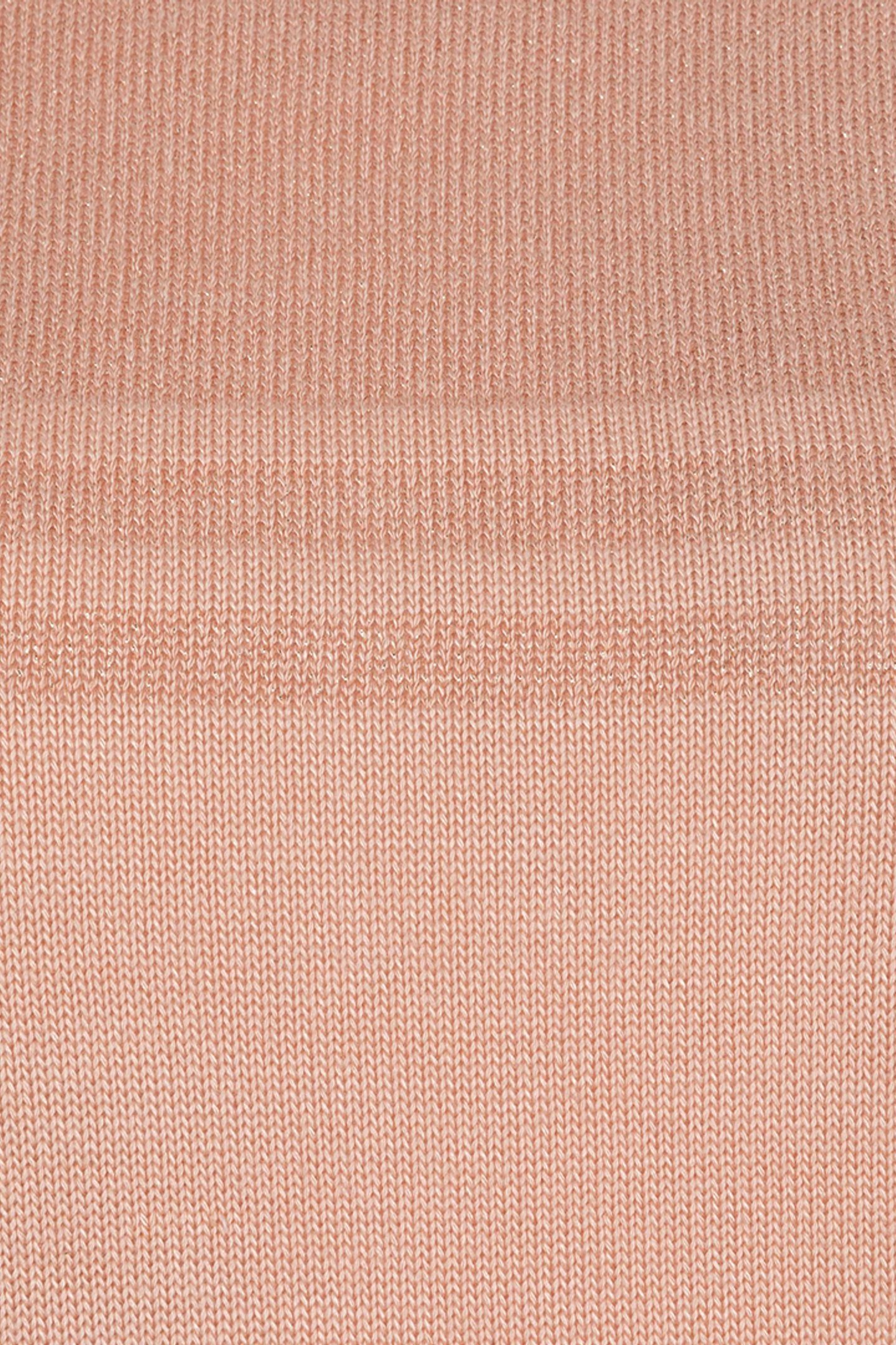 SWEATER S/SLVE STRIPES LUREX LIGHT APRICOT 8