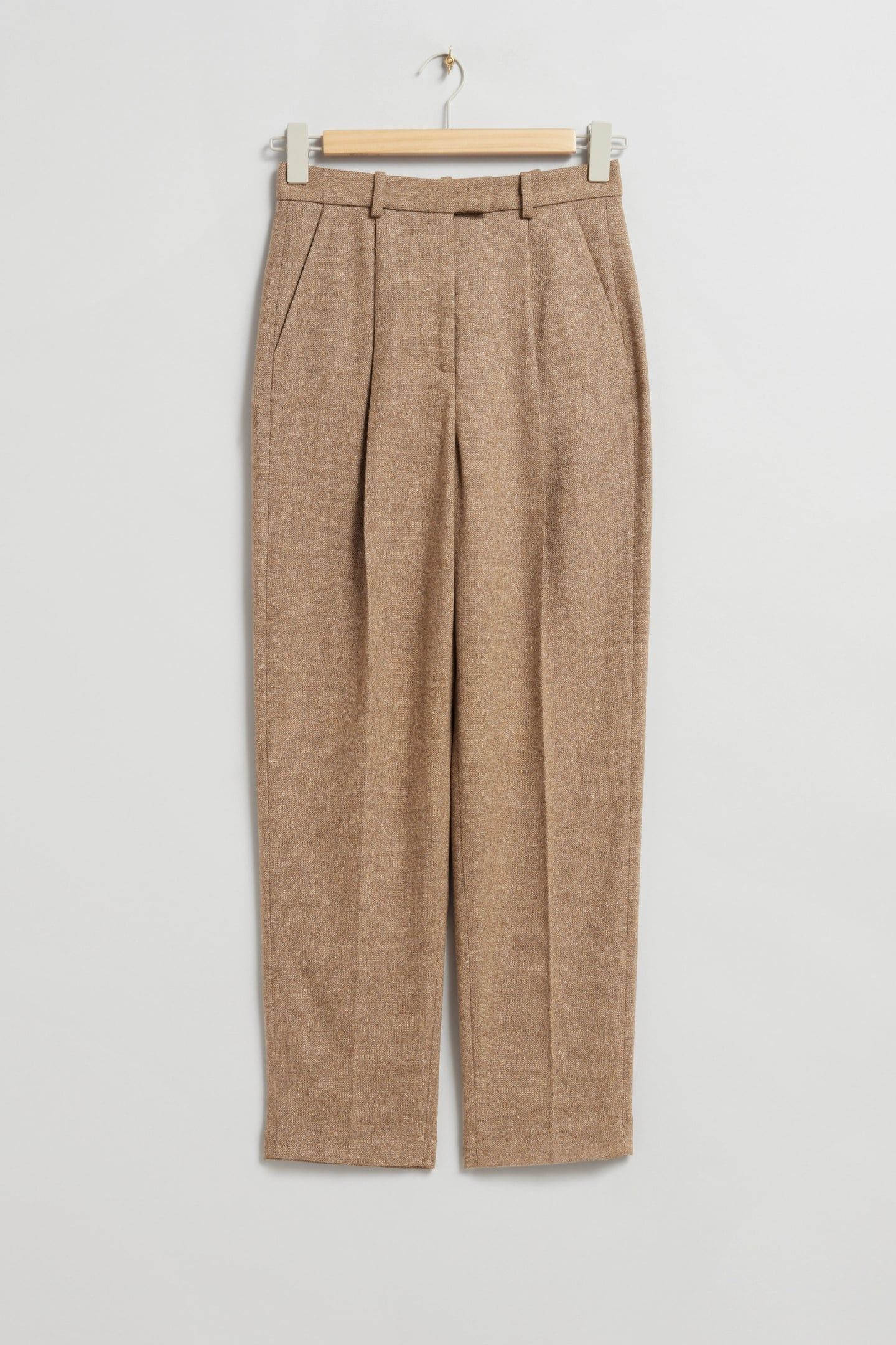 NENA TWEED TROUSER BEIGE 3