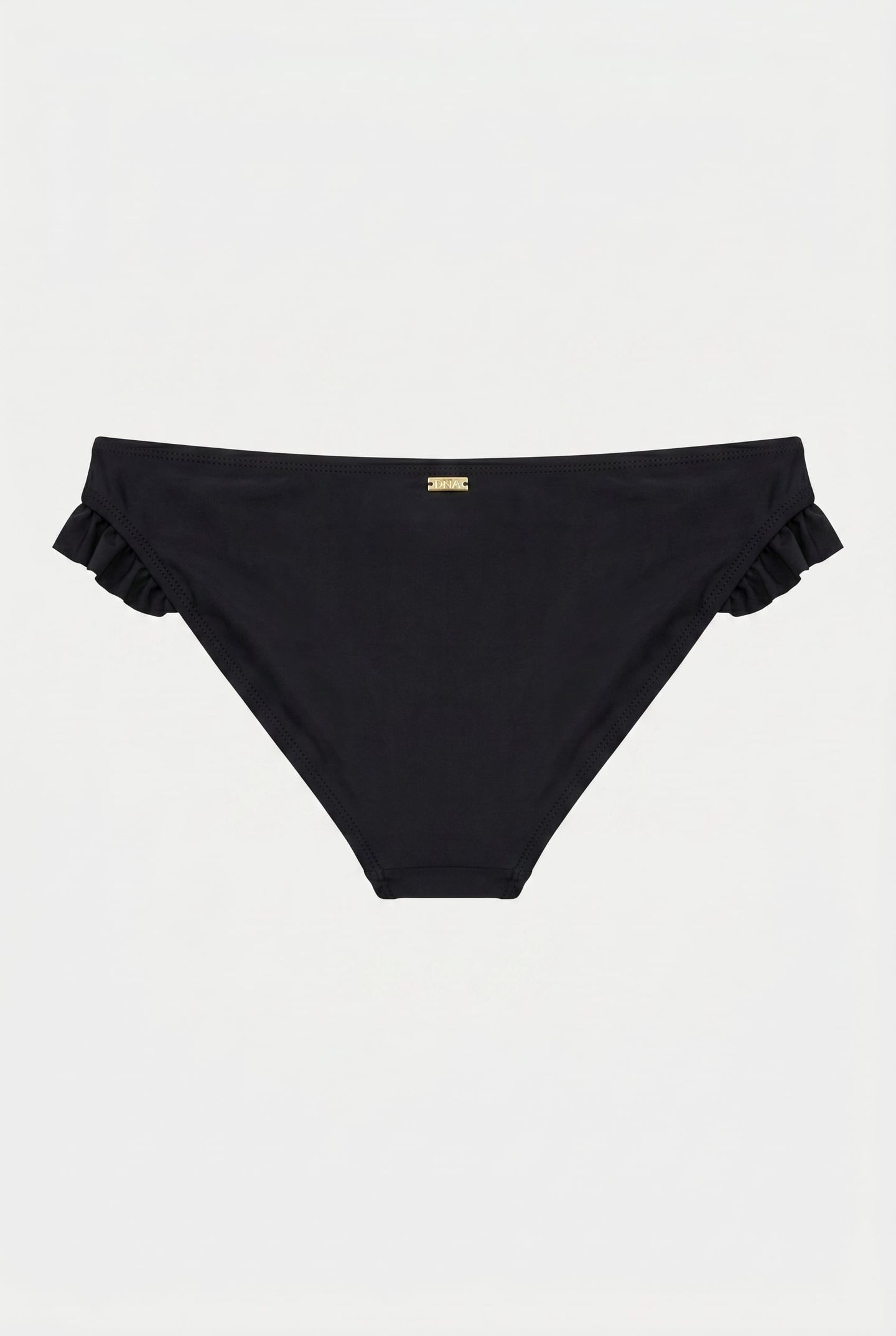 CLASSIC RUFFLE BIKINI BOTTOM BLACK 3