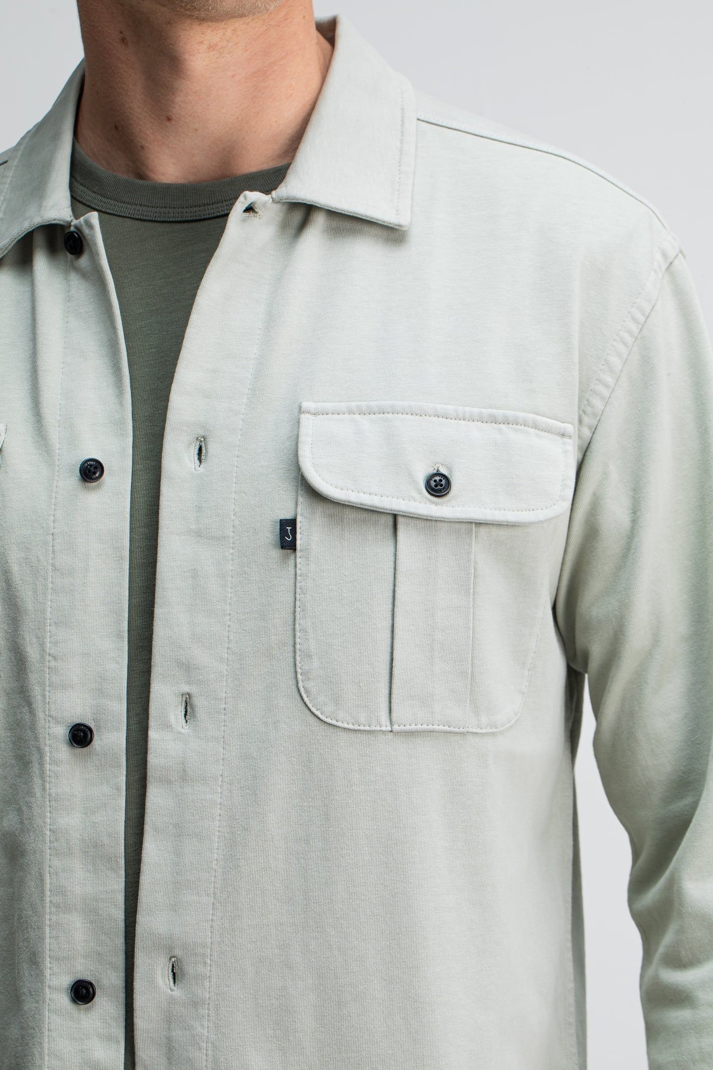 PHIL JERSEY OVERSHIRT DK. DELPHI GREEN 5