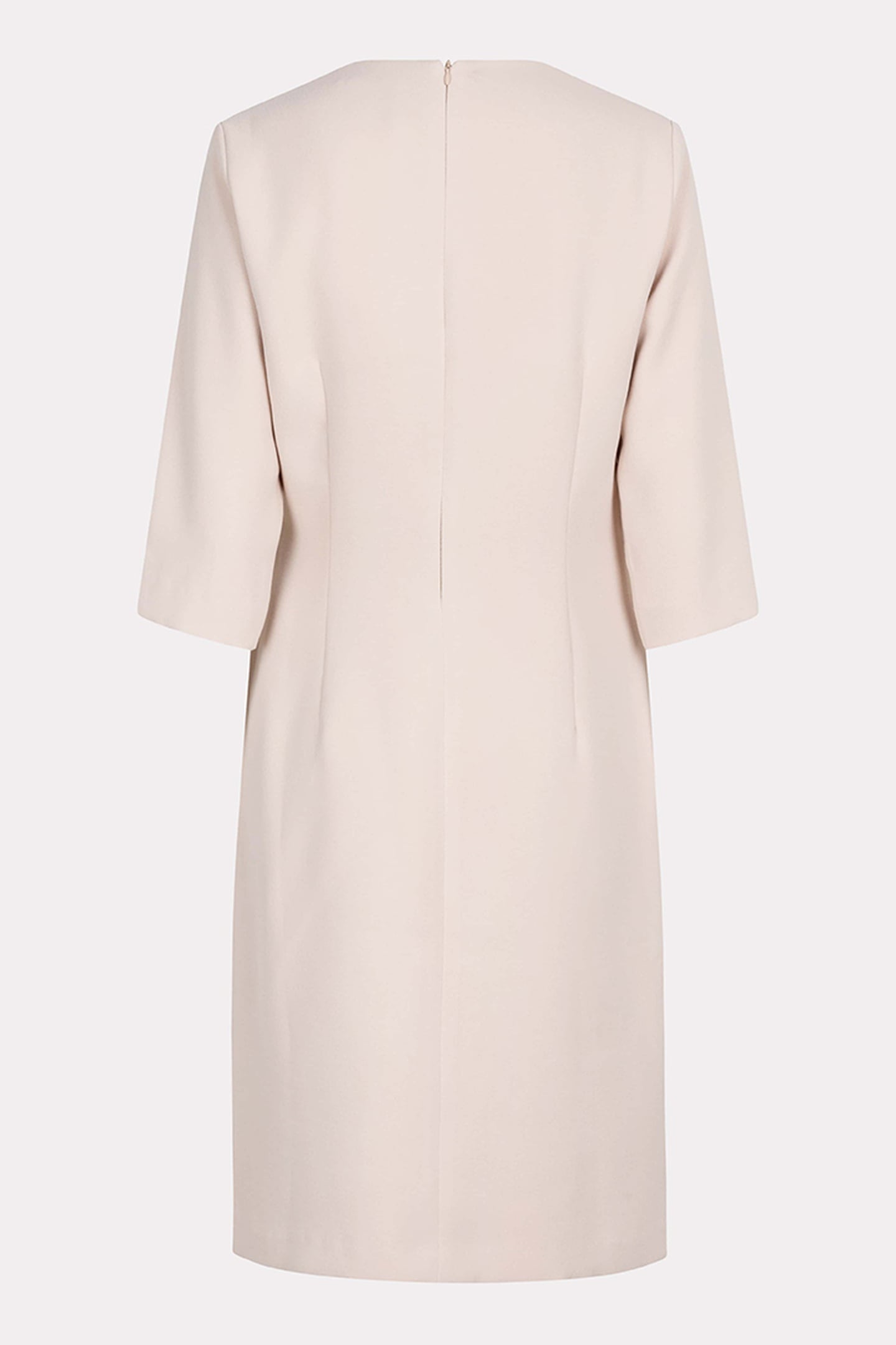 DRESS OVERLAP KNOT S/SLVE SAND 7