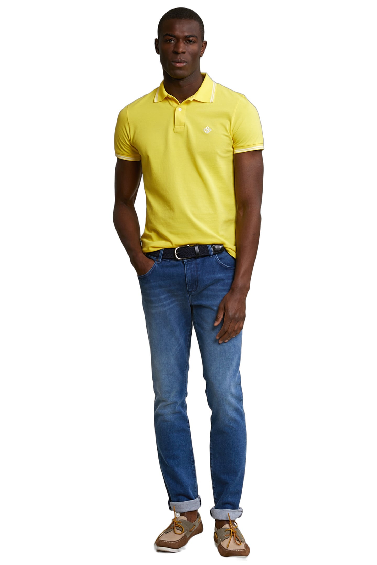 CUSTOM FIT COTTON POLO LEMONADE 2