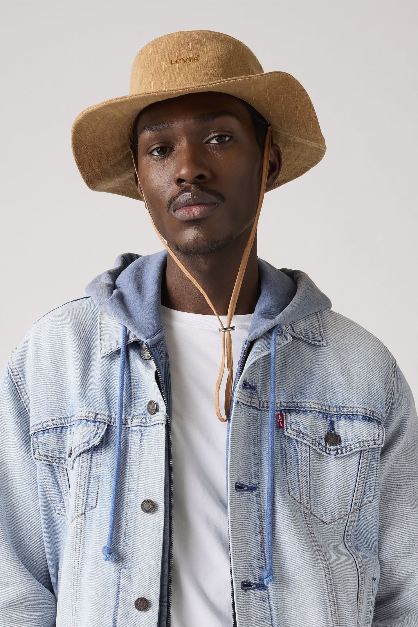 DRAWSTRING BUCKET HAT 1