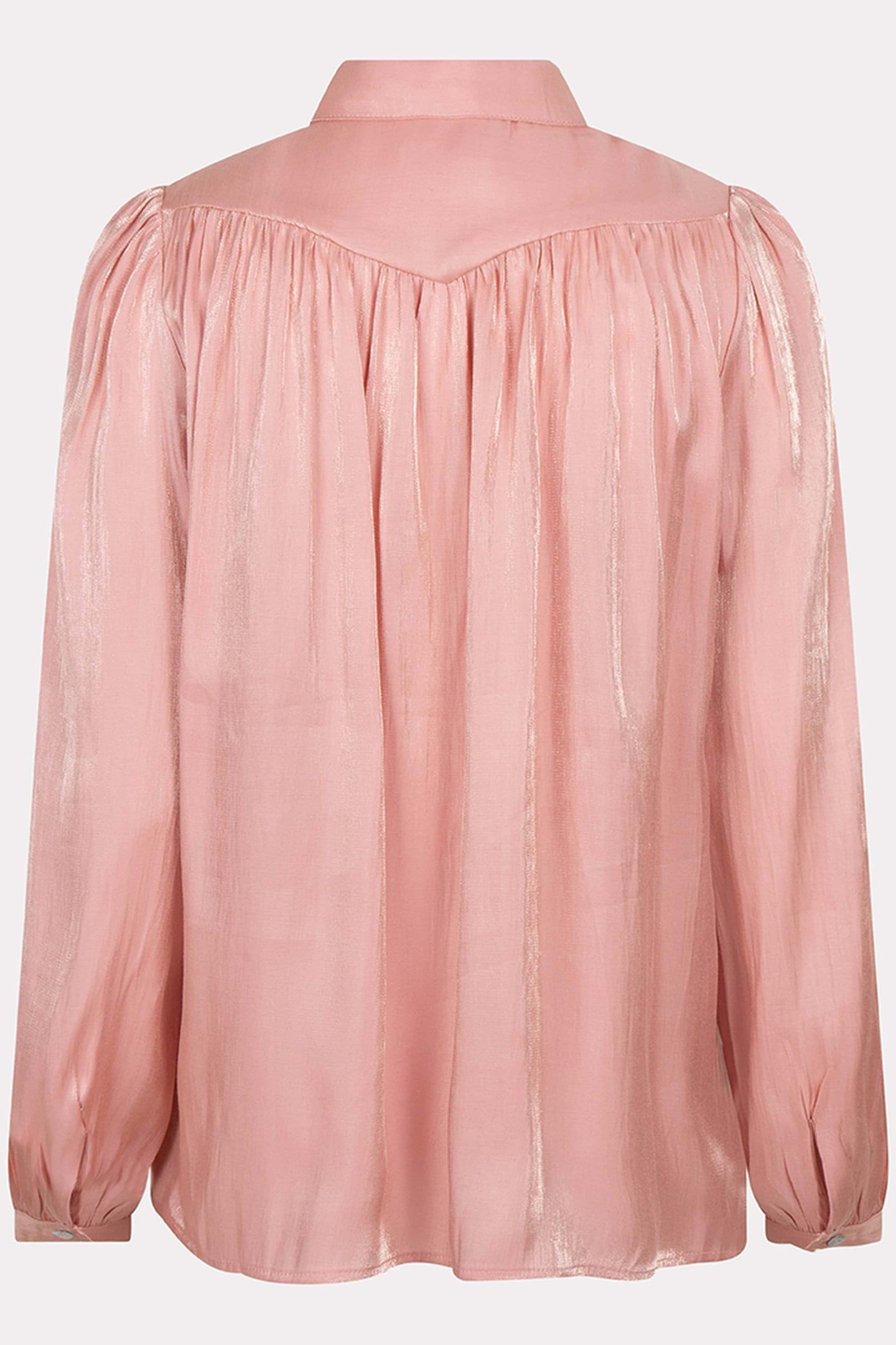 BLOUSE GATHERING CHANGEANT LIGHT PINK 6