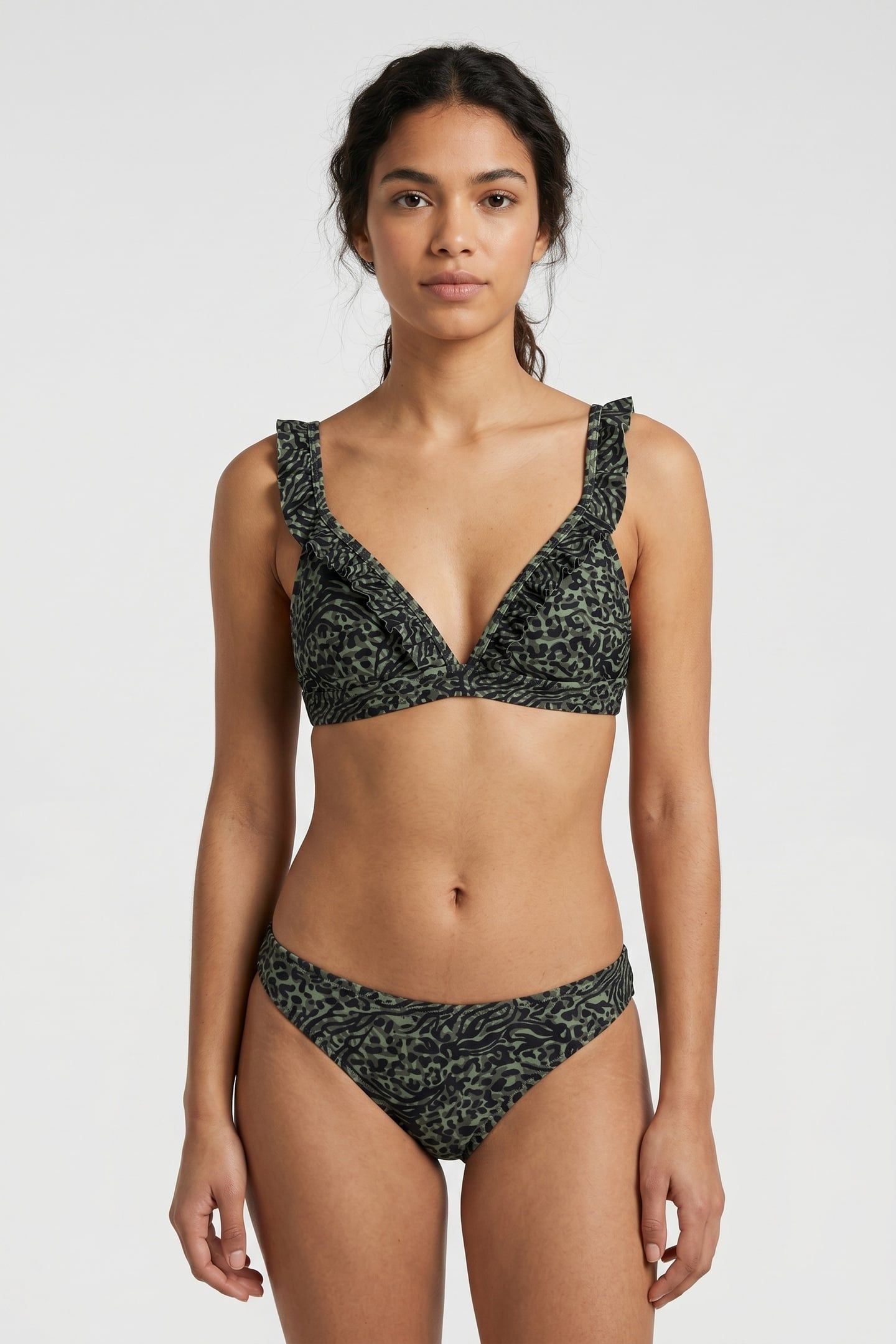 BOBBY BIKINI TOP MIX ANIMAL FOREST GREEN MIXED ANIMAL 1