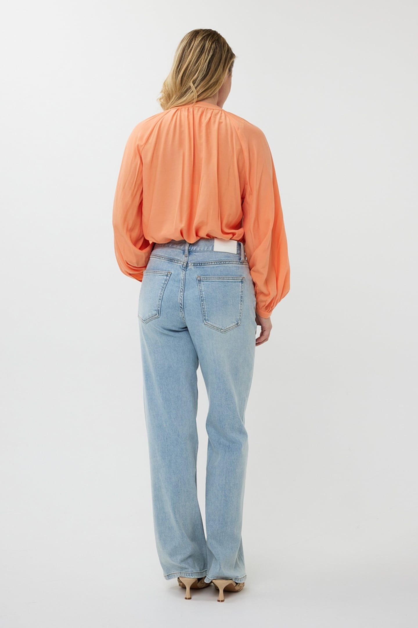 BLOUSE R-NECK RAGLAN APRICOT 3