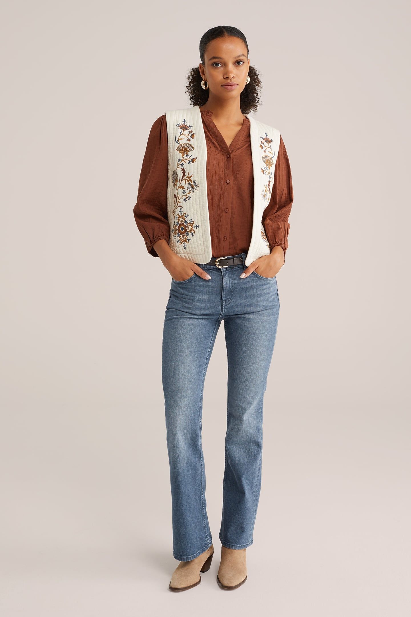GILET ECRU 1
