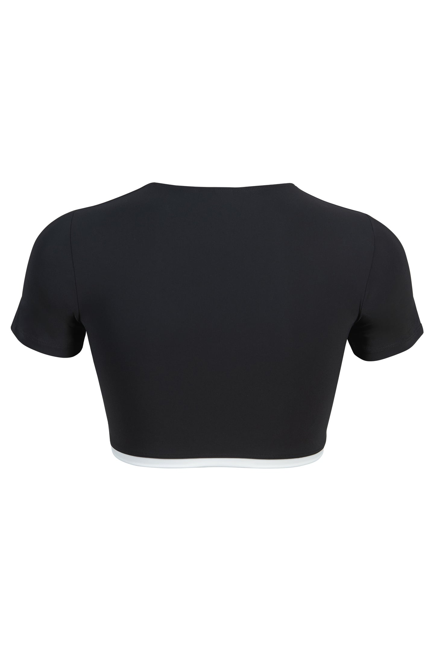 WO CONTRAST BEACH TOP BLACK-OFF WHITE 7