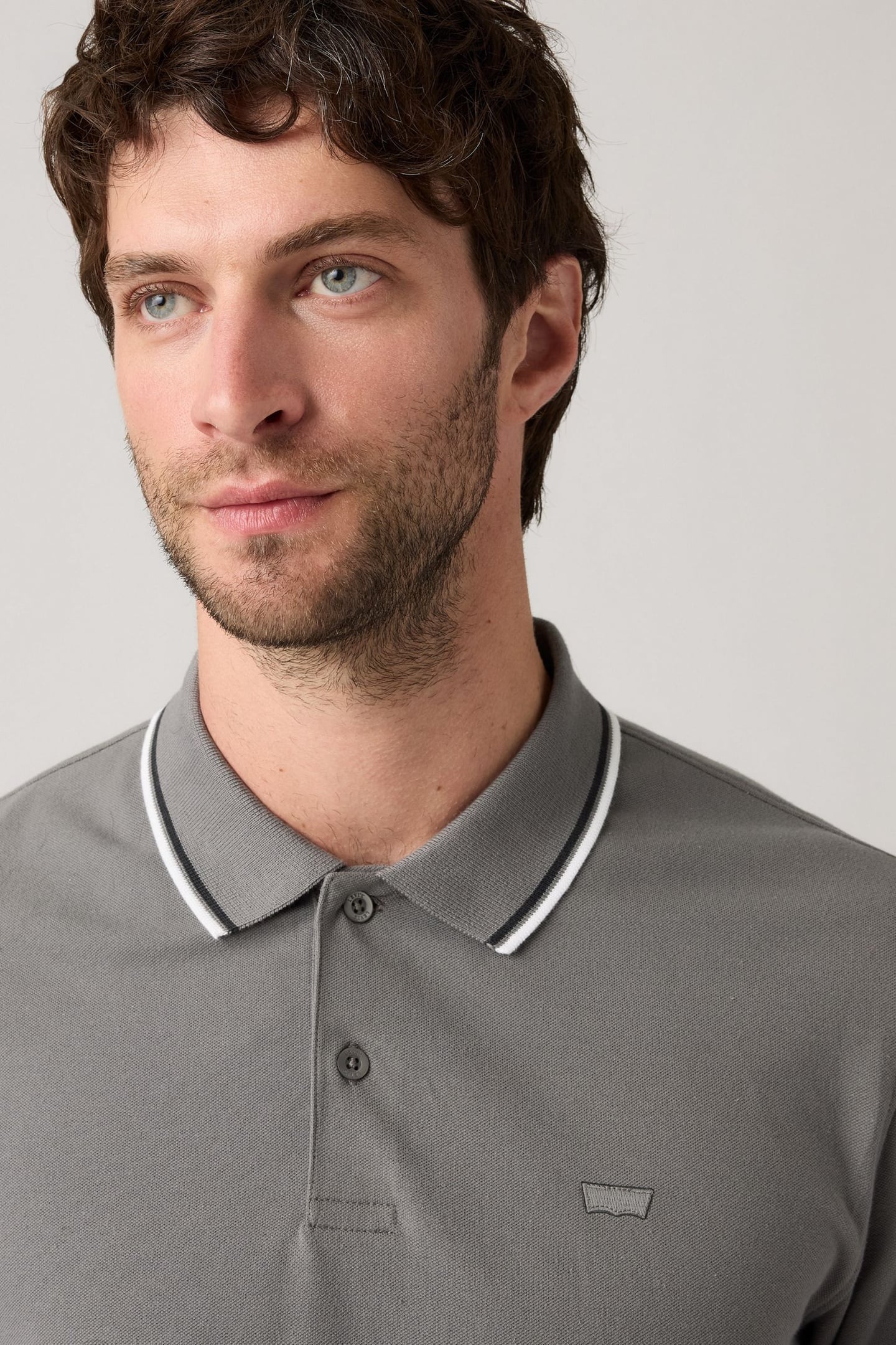 SLIM HOUSEMARK POLO SCYE TIPPING STRIPE 6