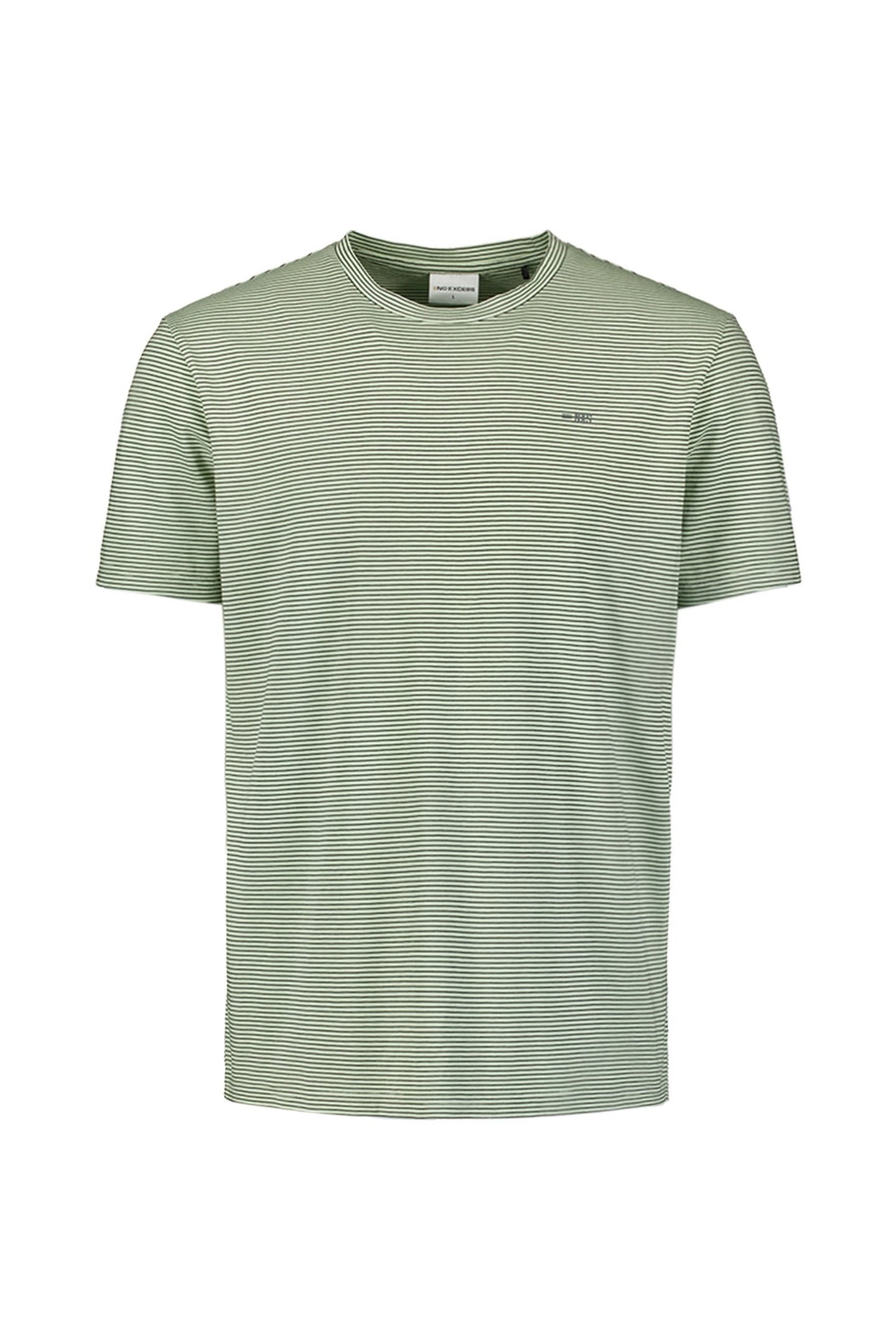 T-SHIRT CREWNECK STRIPES MINT 5