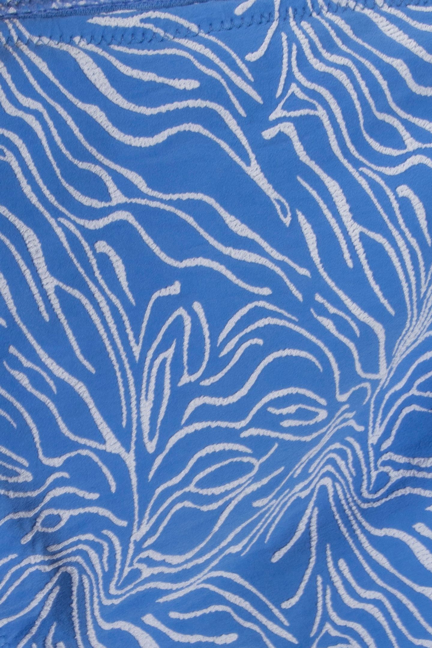 STRAP BIKINI BOTTOM WATERLILY STRUCTURE BLUE WATERLILY STRUC 4