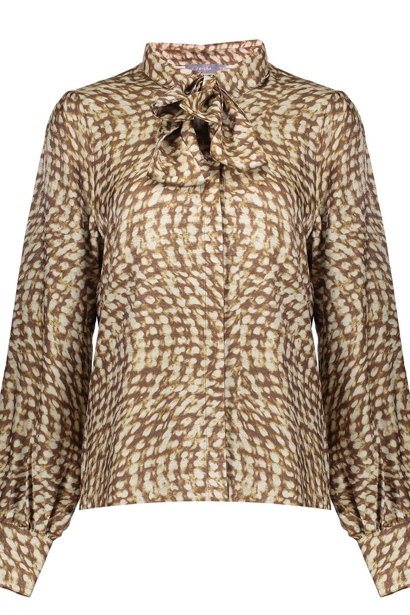 BLOUSE BROWN/SAND 1