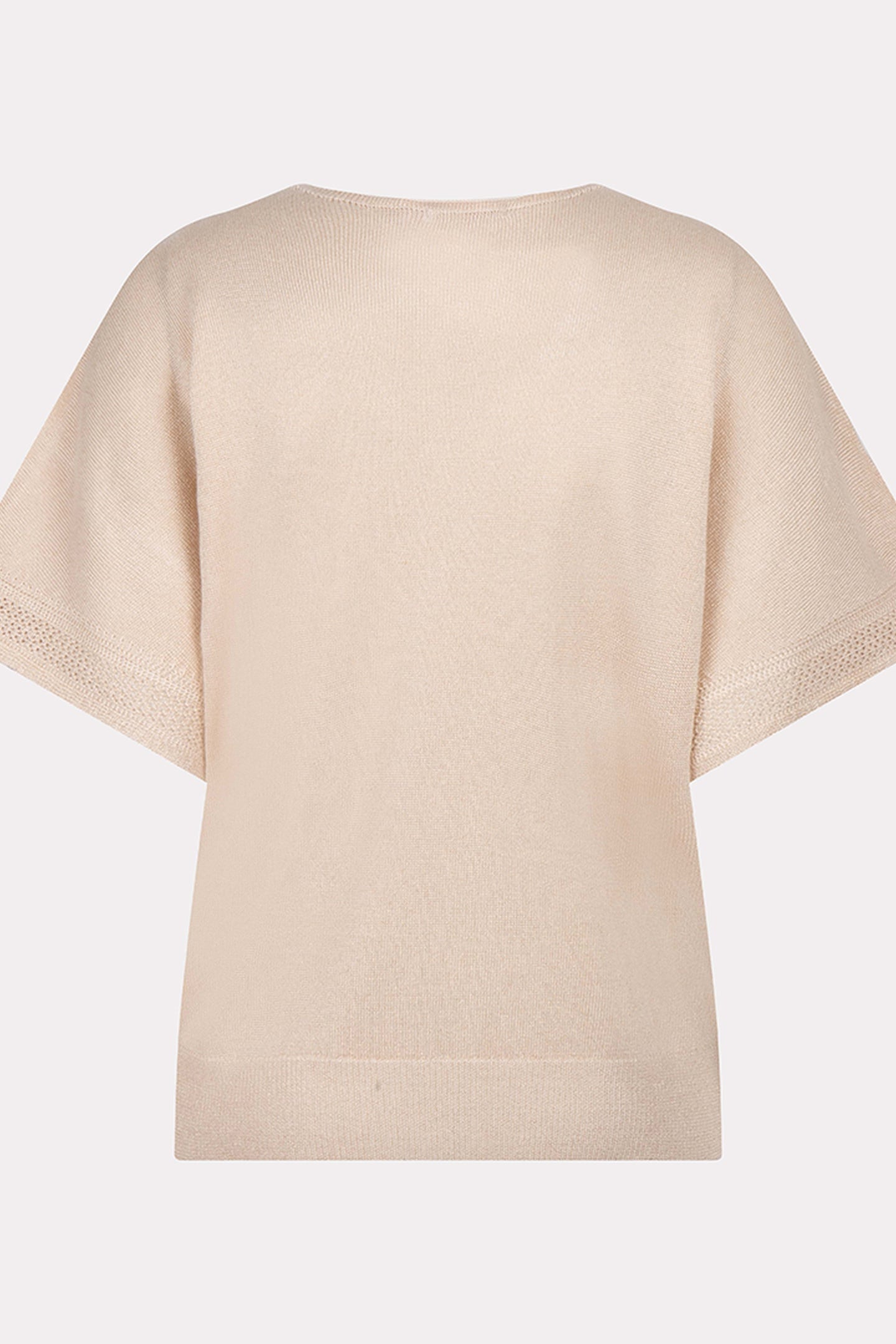 SWEATER BATWING POINTELLE LUREX IVORY 8