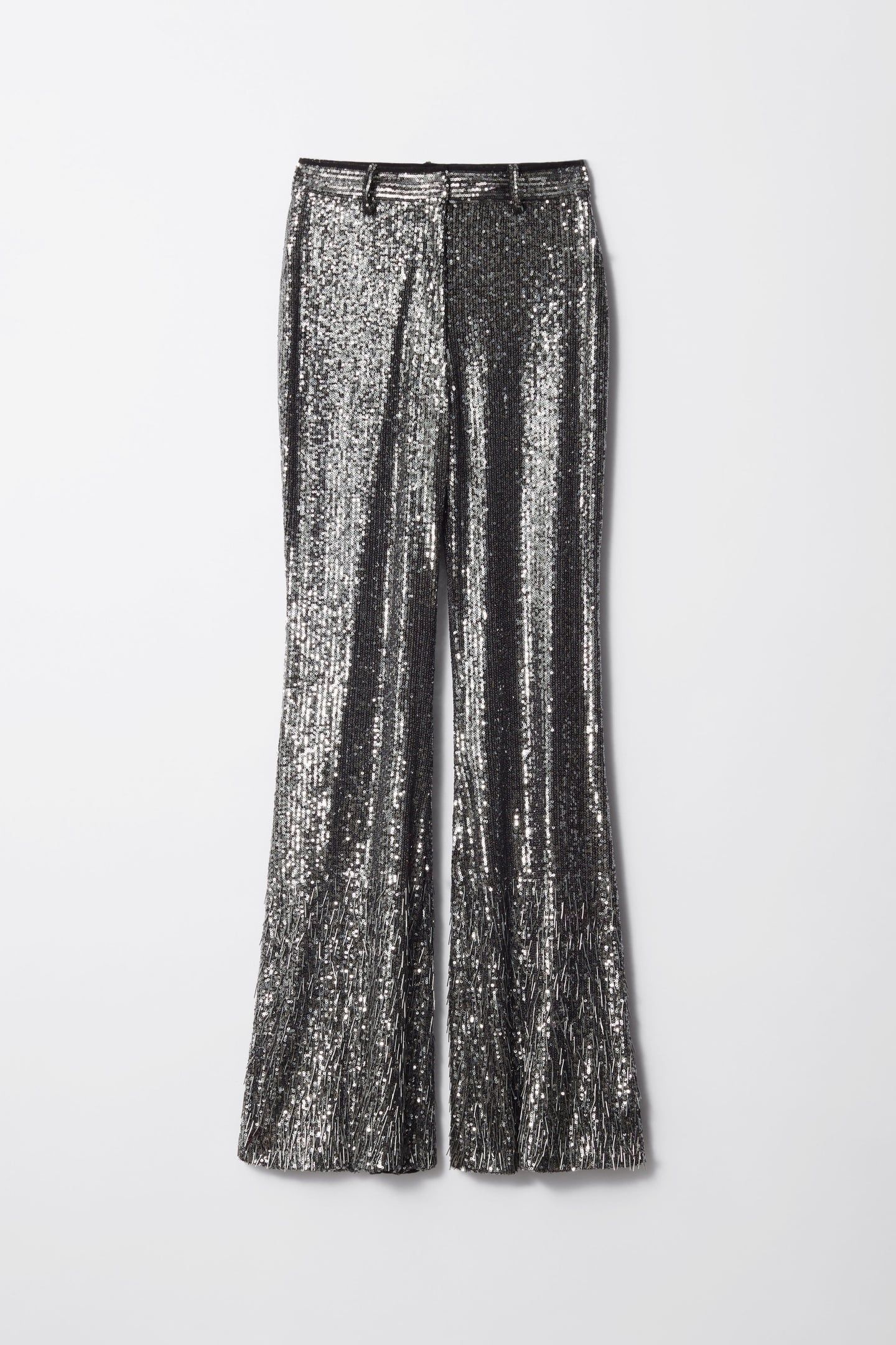 CHER SEQUIN TROUSERS GREY 3