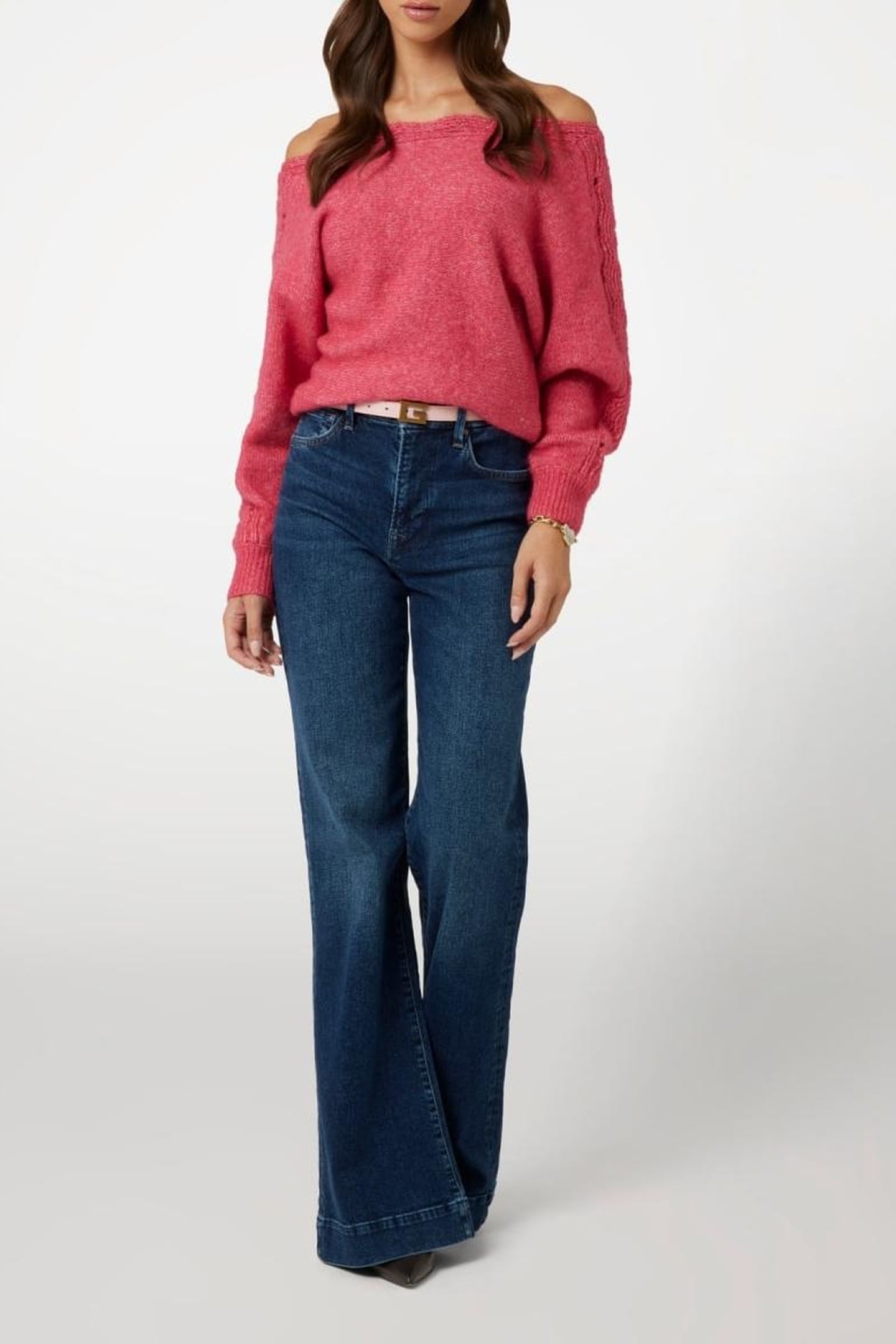 GUESS ECO LS BN MALORIE DOLMAN SPRING CORAL 8