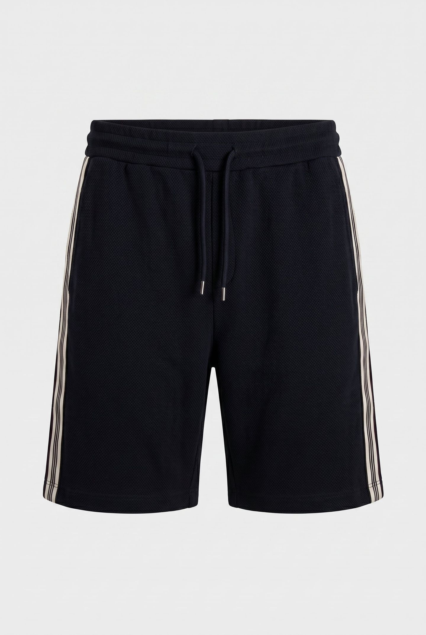 TEXTURED TAPE DRAWSTRING SHORT NAVY 3
