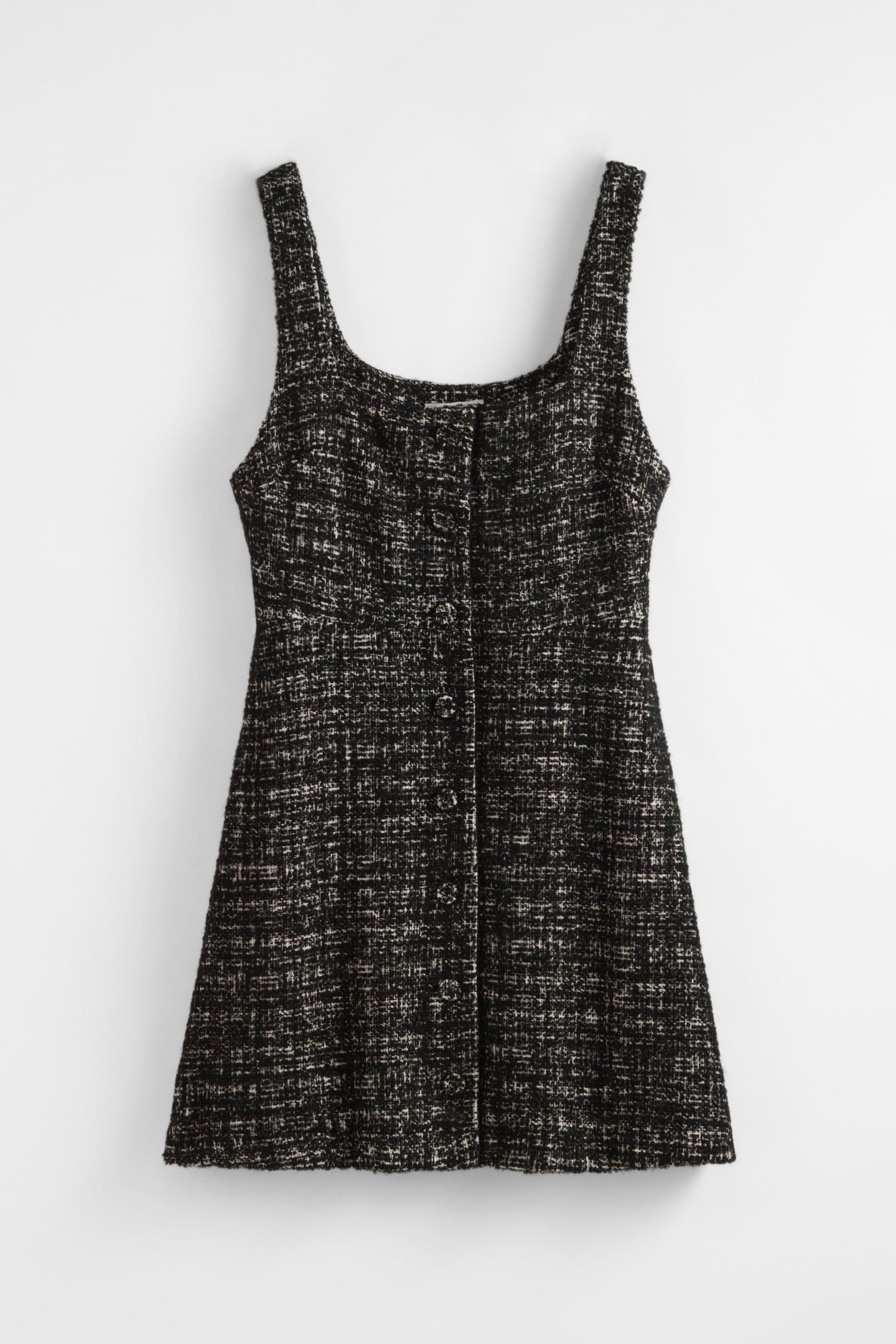 ROSALI TWEED DRESS BLACK 4