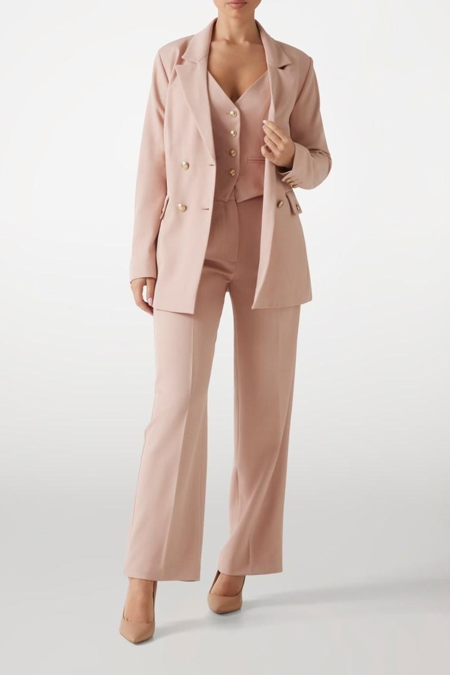 GUESS ECO MATEA SUIT VEST DIMROSE MULTI 1
