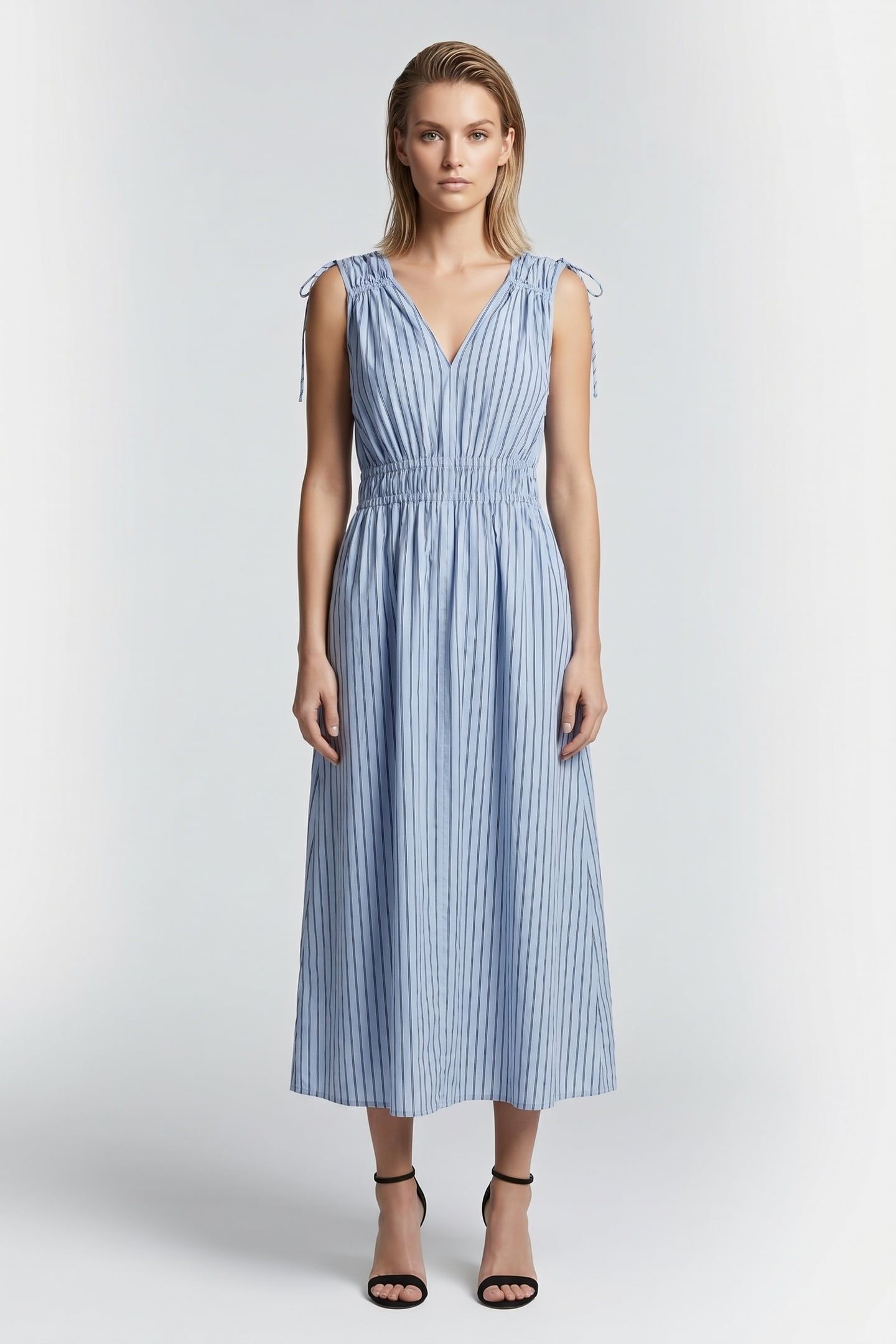 SELENA DRESS BLUE 1