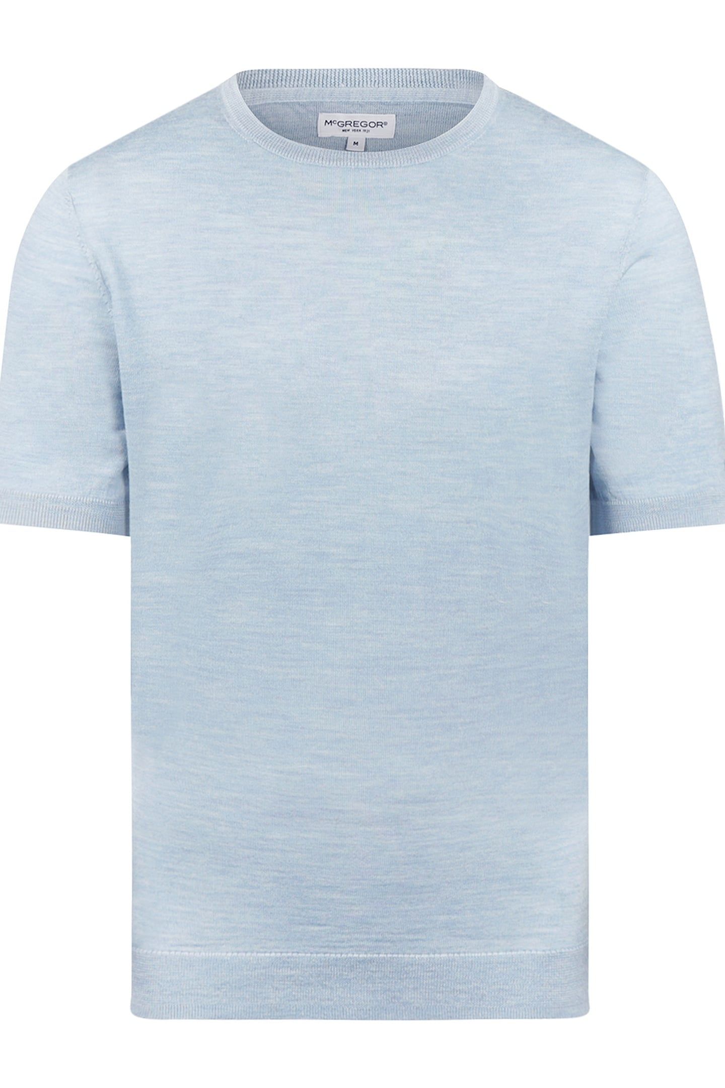 EXTRA FINE MERINO T-SHIRT LIGHT BLUE 3
