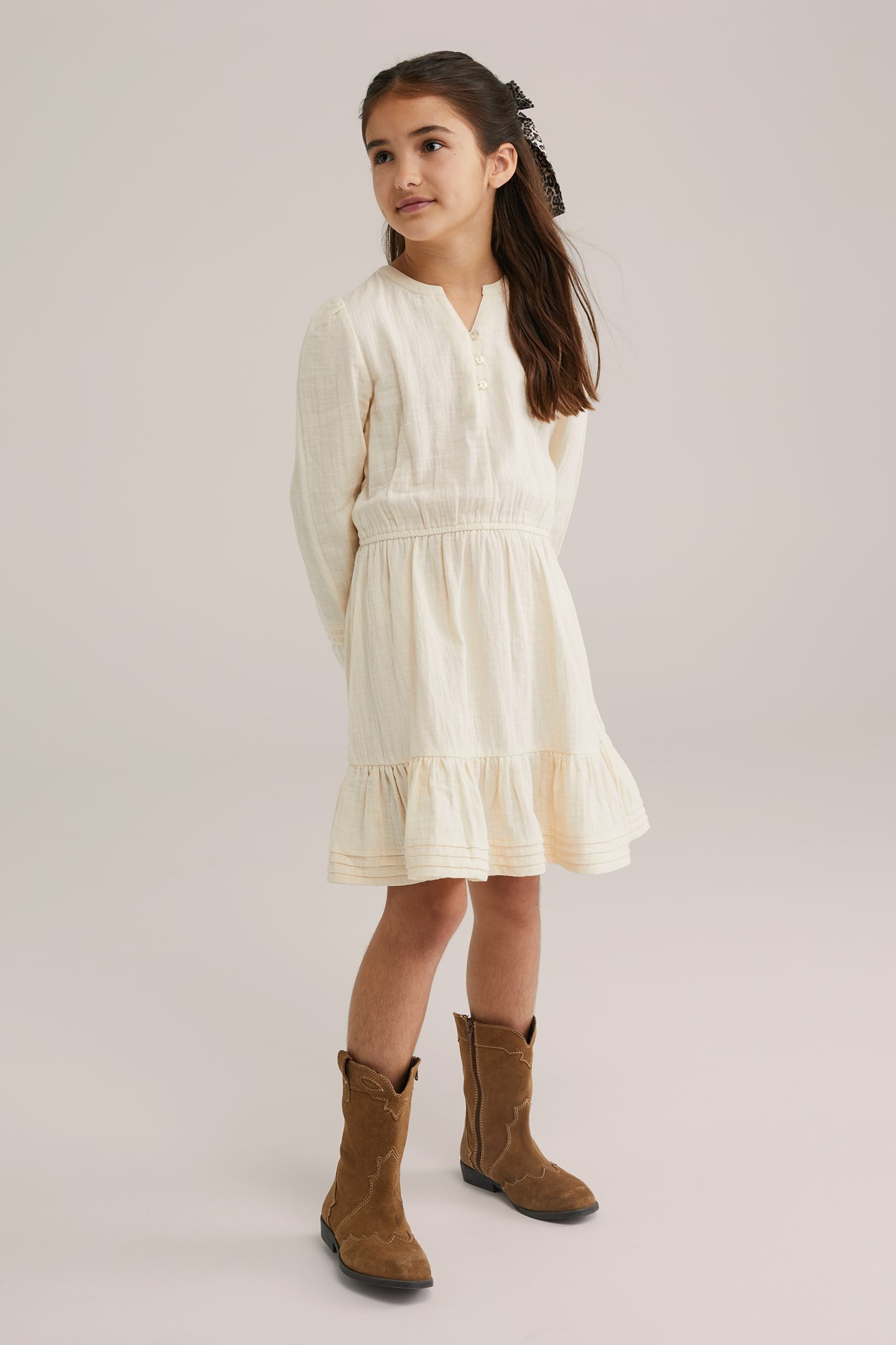 DRESS SHORT ECRU 1