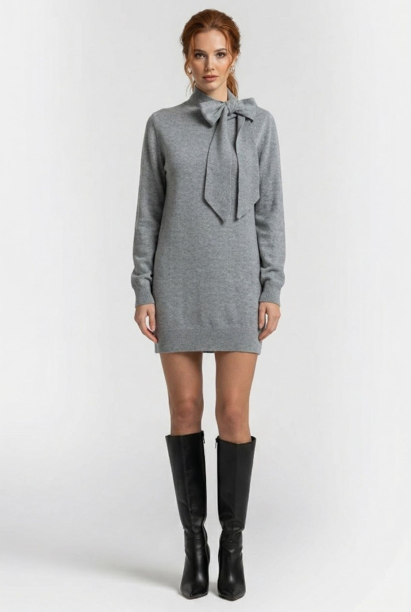 GABBE DRESS GREY 1