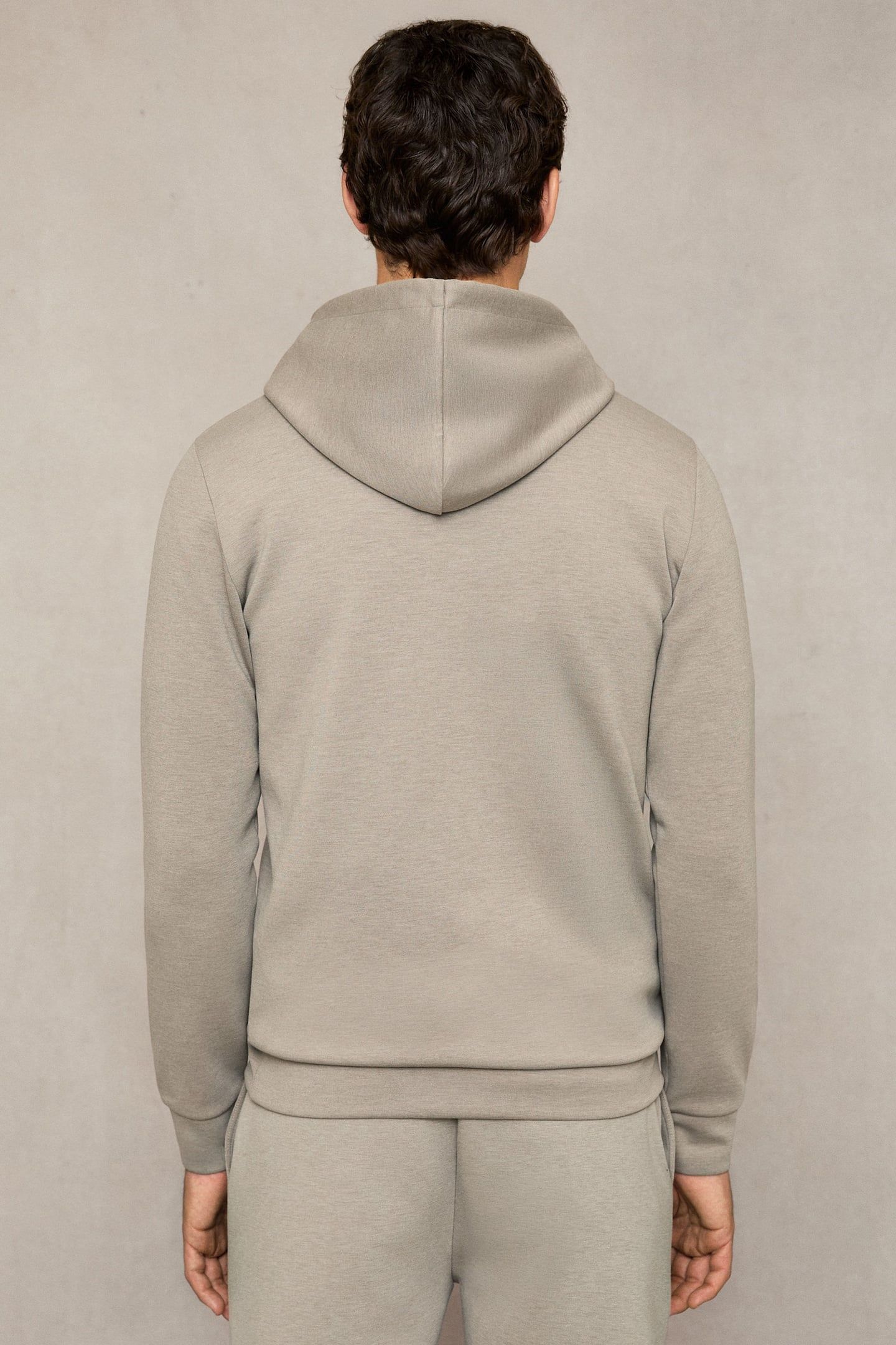 LS INTERLOCK HOODY TAUPE 2