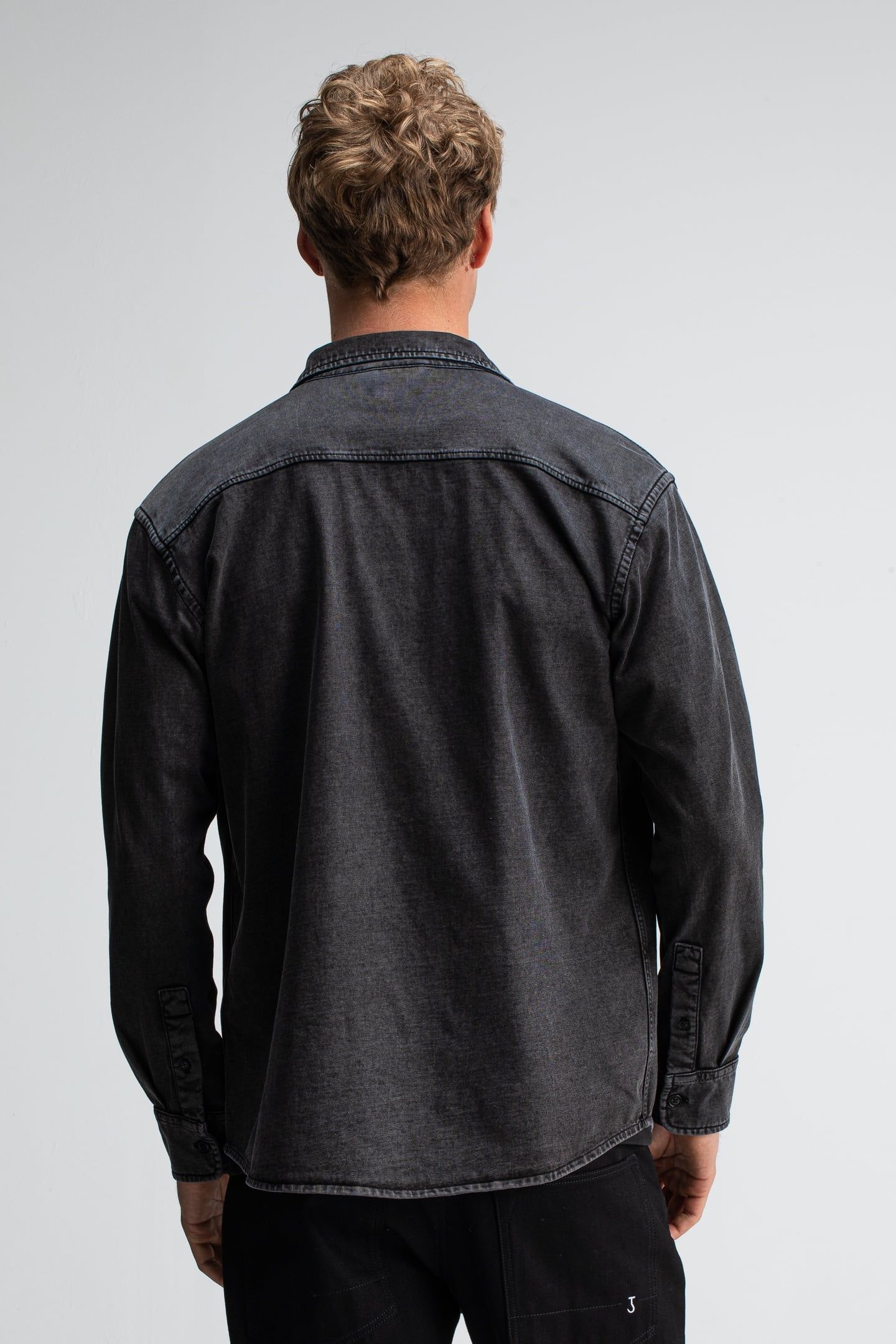 PHIL JERSEY OVERSHIRT MONTEGO BLACK VD 2